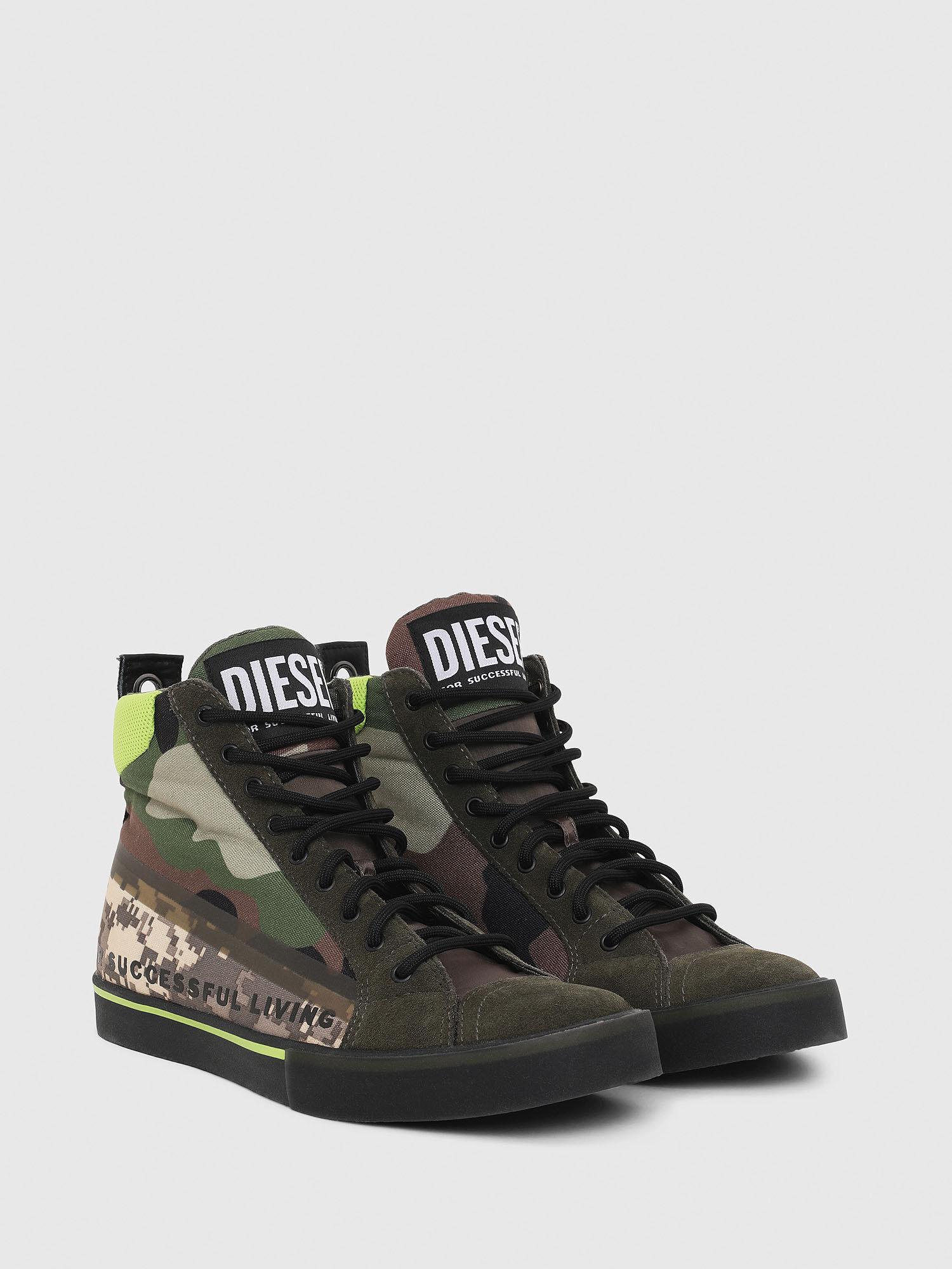 diesel camouflage sneakers