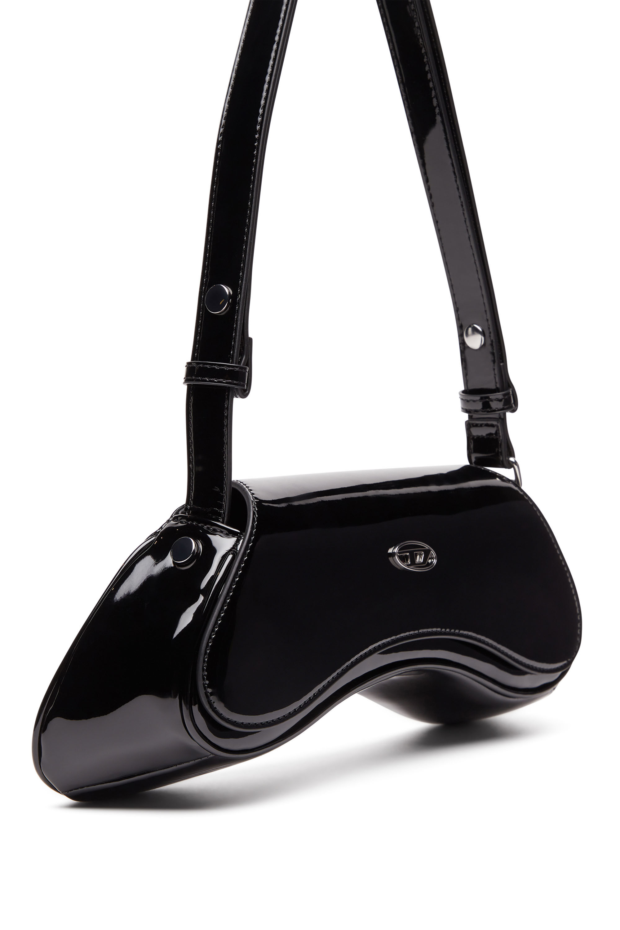 Women's Play-Glossy crossbody bag | Black | Diesel {{Country}}