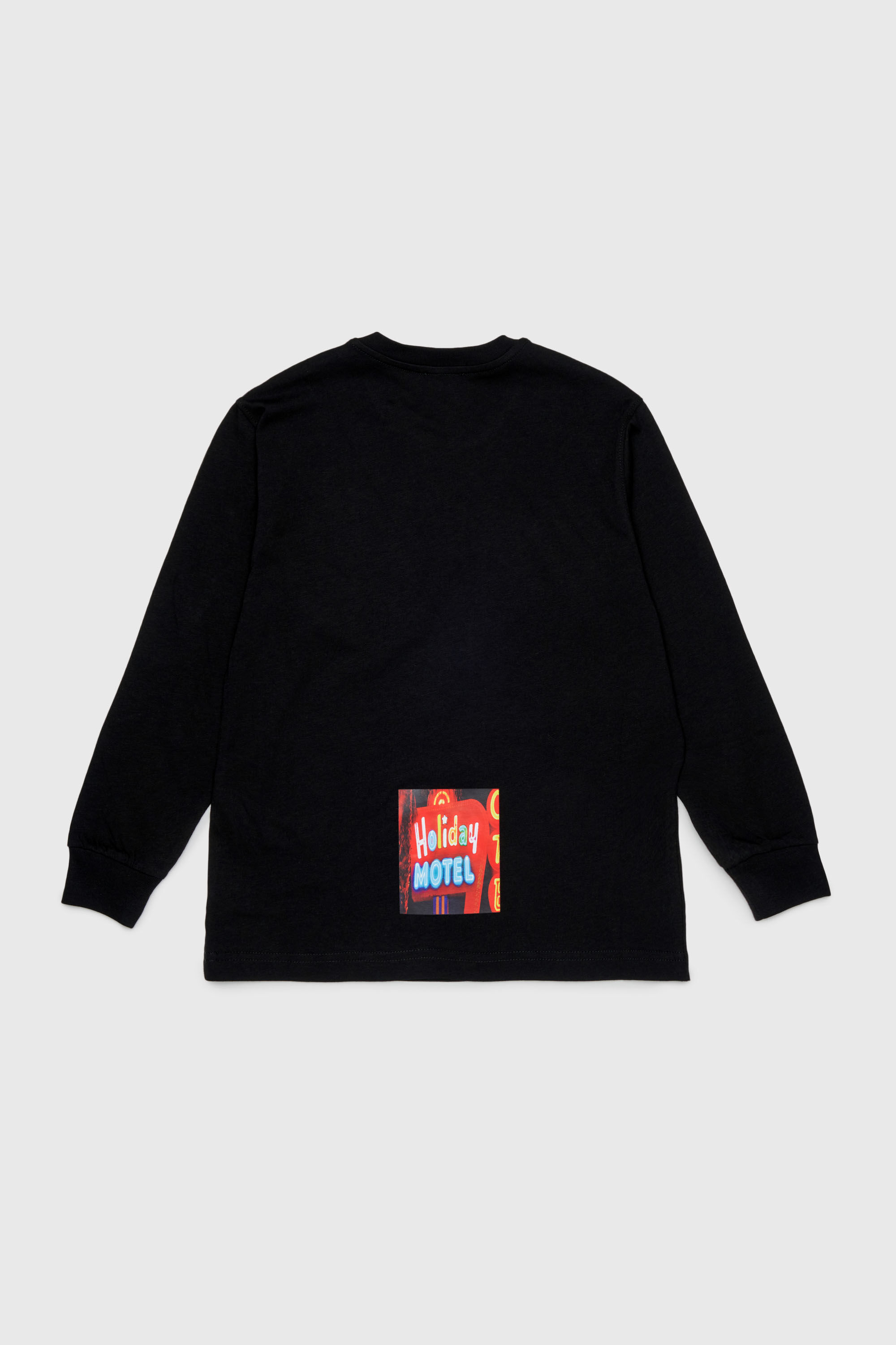 Diesel - TFORMY OVER, Man's Long-sleeve T-shirt with photo prints in Black - 2