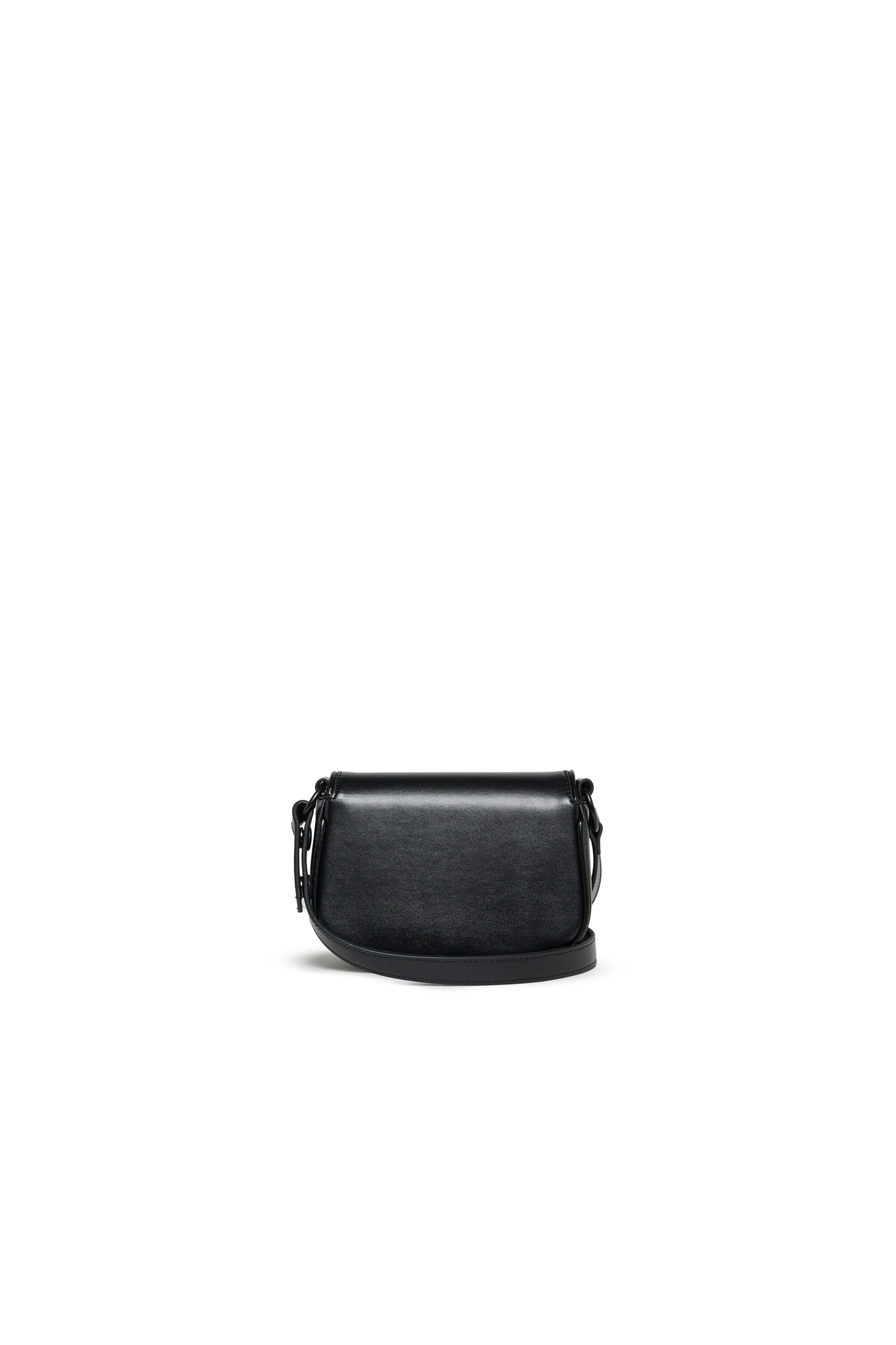 Diesel - WIRT, Woman's WIRT - Crossbody bag with embossed Oval D logo in Black - 2
