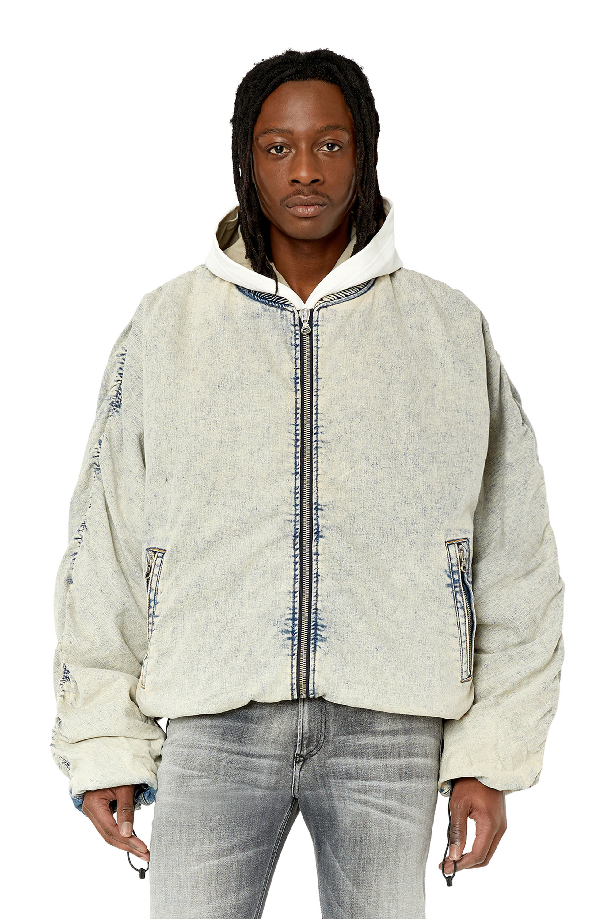 Bomber denim clearance