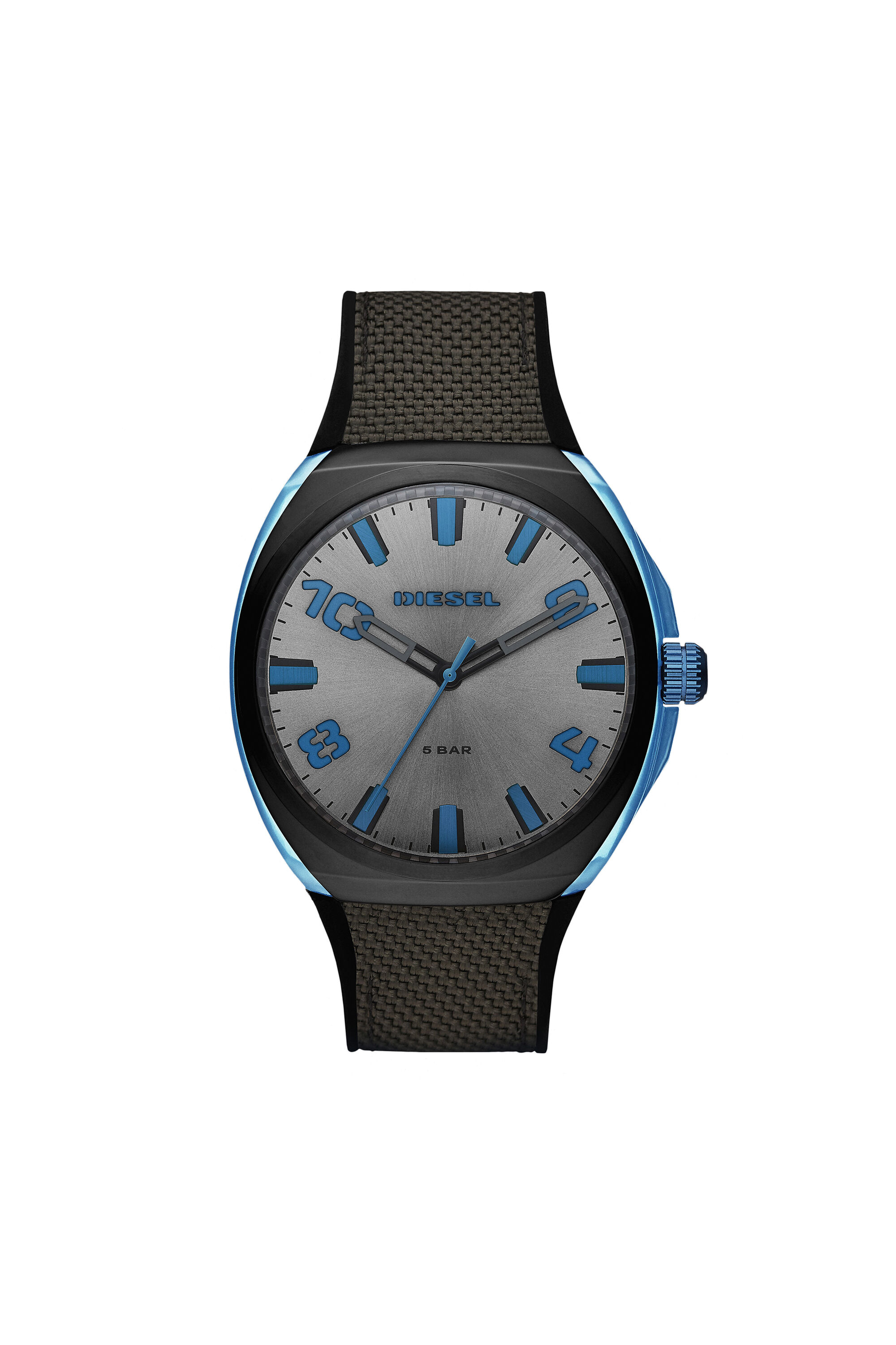 DZ1885 Man Stigg black and gray nylon watch Diesel