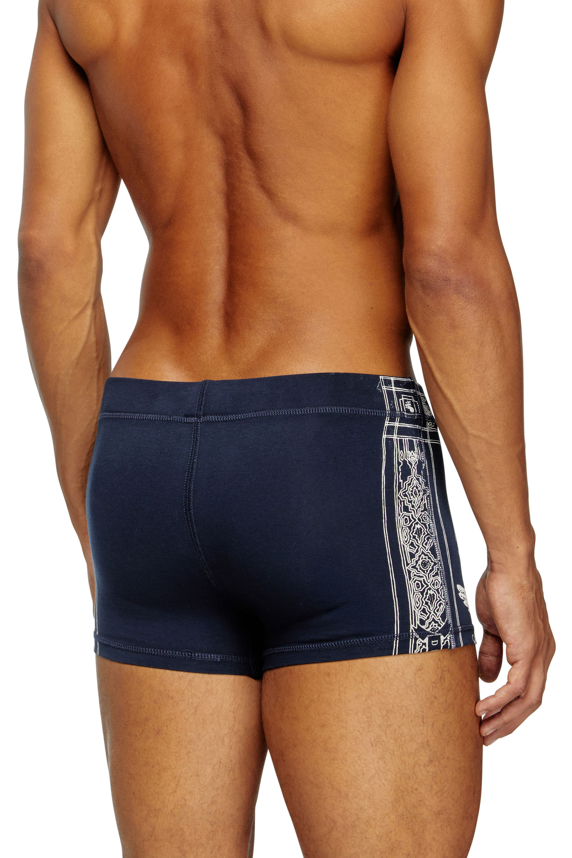 Diesel - DAMIEN-UTLT, Man's Boxer briefs with Phoenix print in Blue - 2