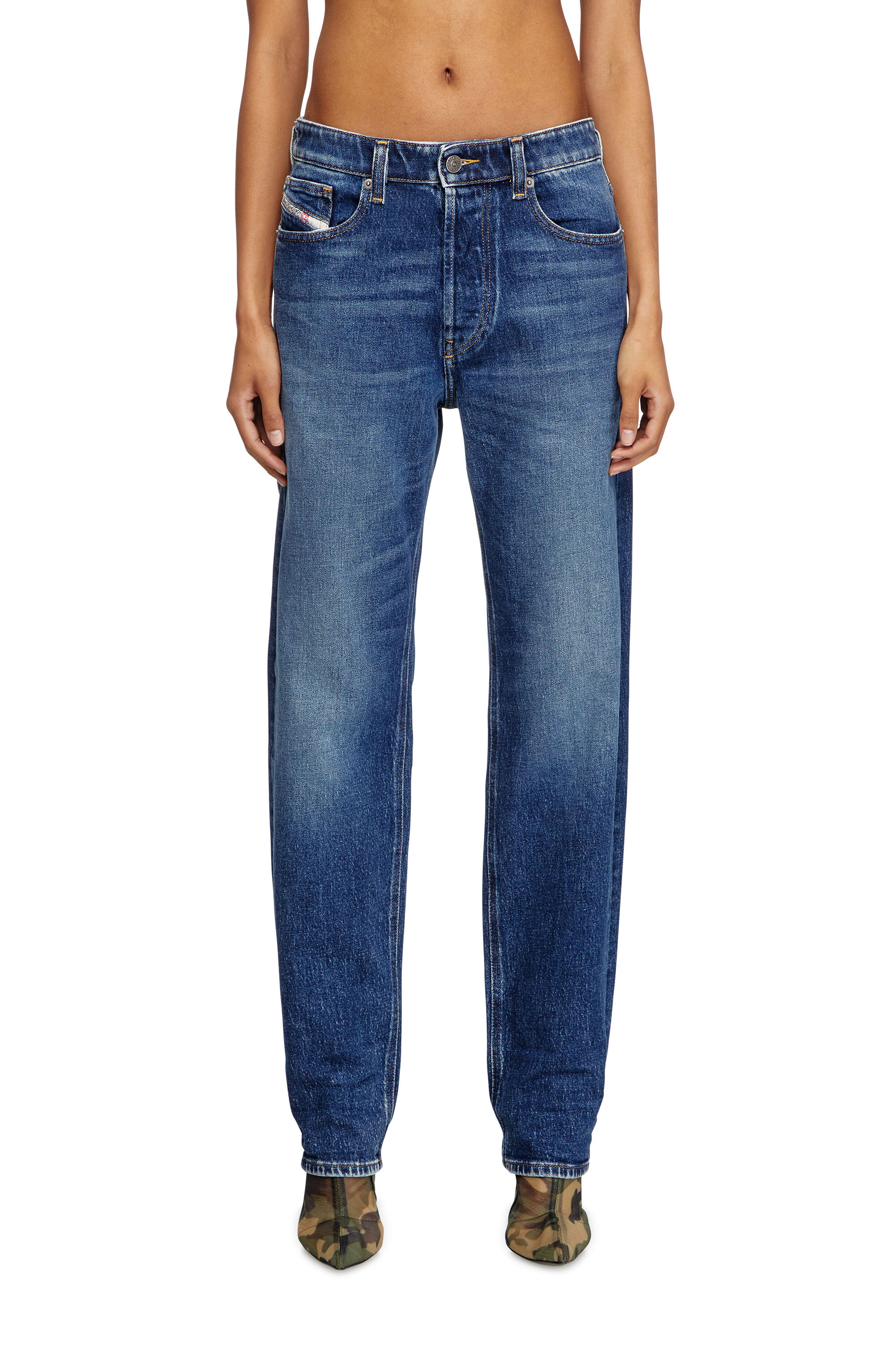 パンツ Diesel 1988 D-ARK Women's Regular Jeans | Low Waist 1988 D-Ark | Medium blue | Diesel LU