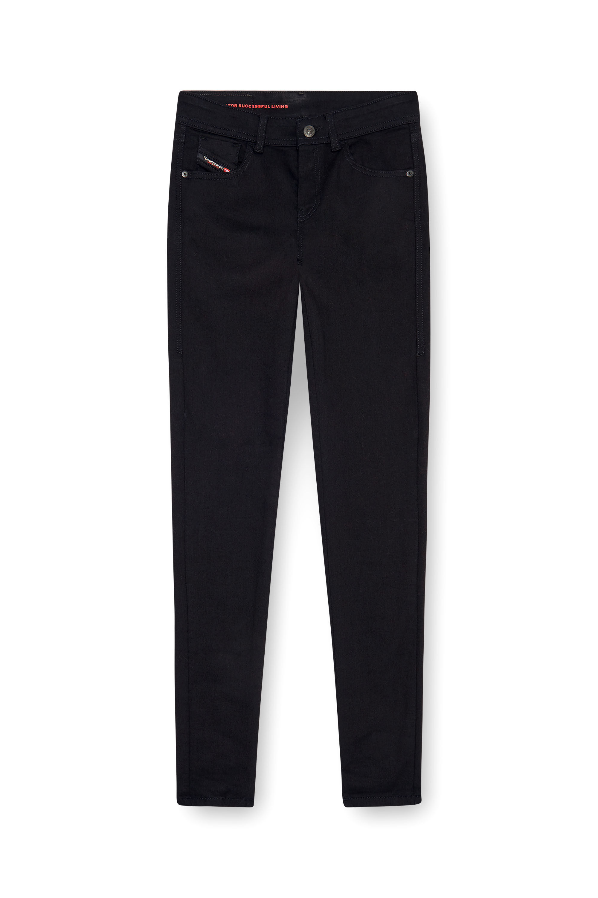 パンツ DIESEL 2017 Slandy Denim Pants Black Dark Gray A05302069EF02 Women's Skinny Jeans | Black/Dark grey | Diesel 2017 Slandy