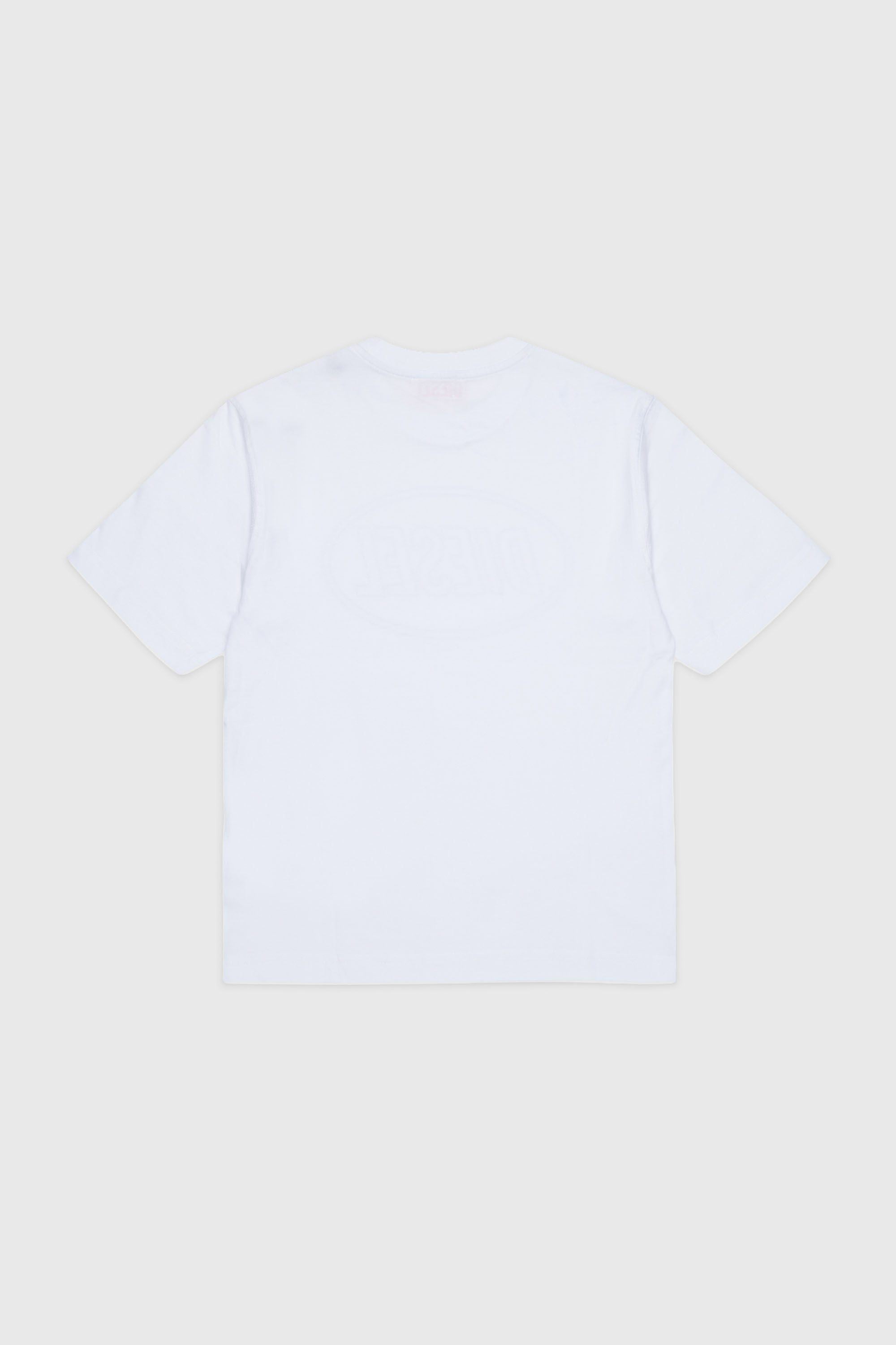 Diesel - TCIRCLE OVER, Man's Cotton T-shirt with Diesel print in White - 2