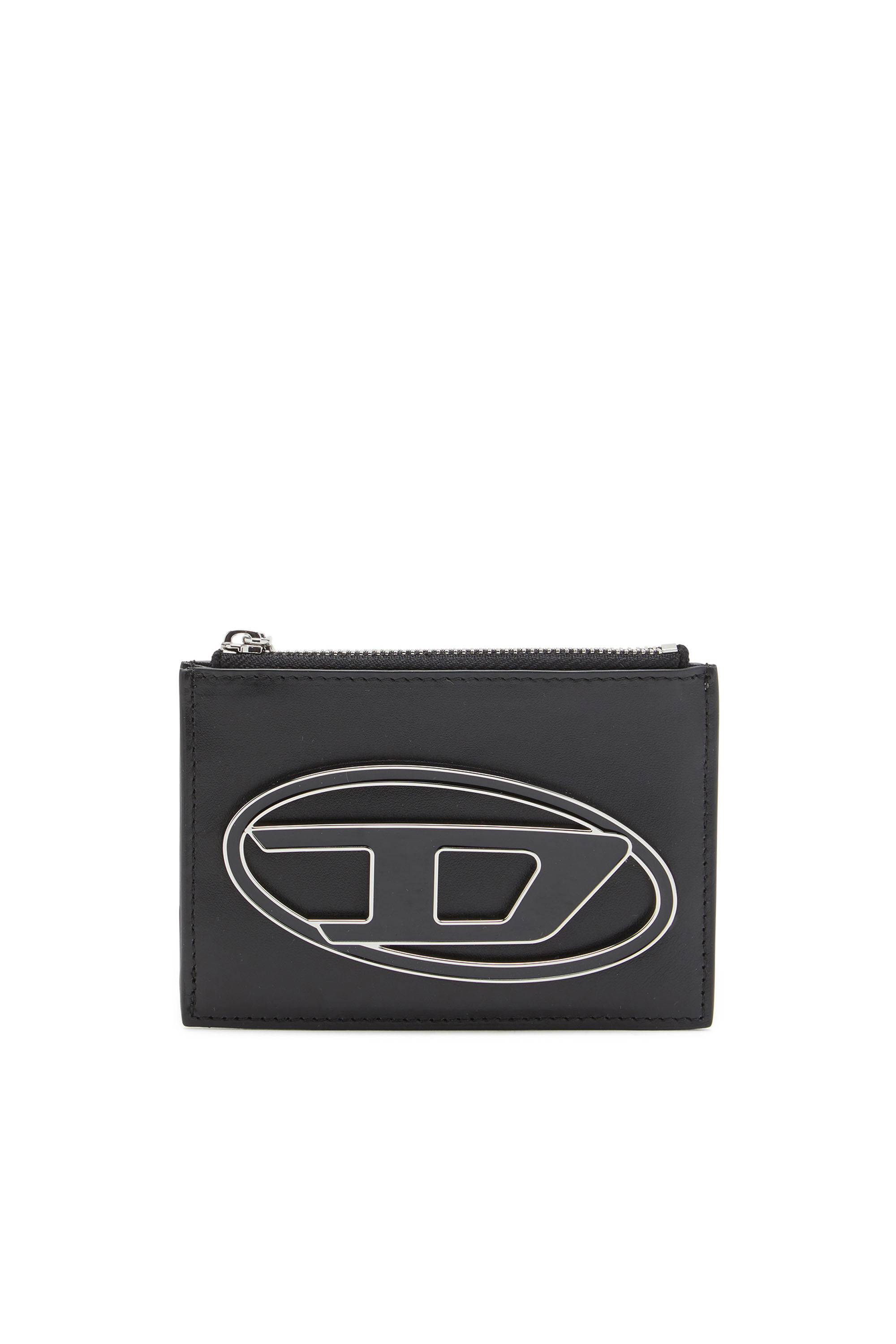 DIESEL 1dr Card Holder I ブラック Women's Card holder in leather | Black | Diesel