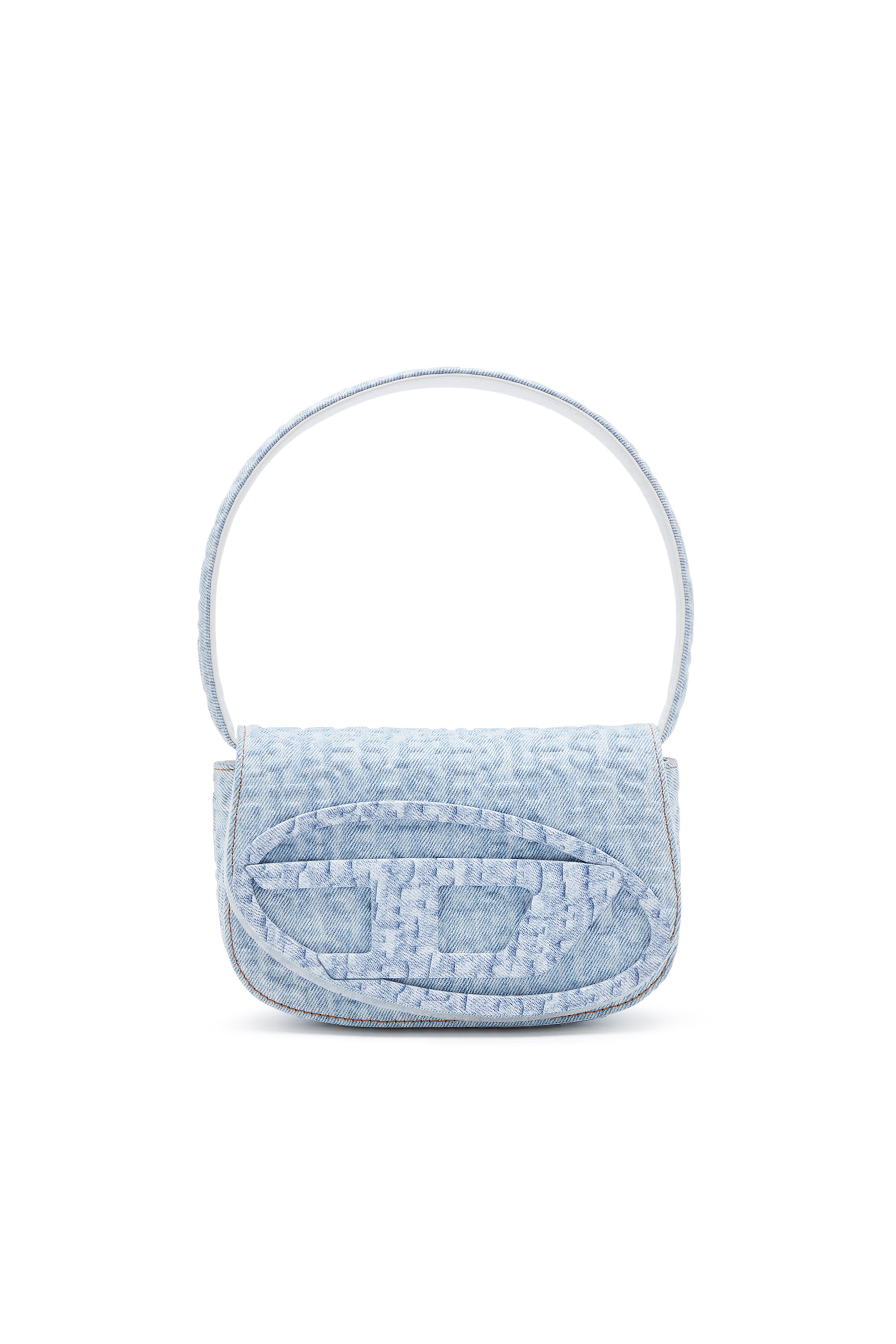 1DR Woman Shoulder bag in monogram denim Diesel
