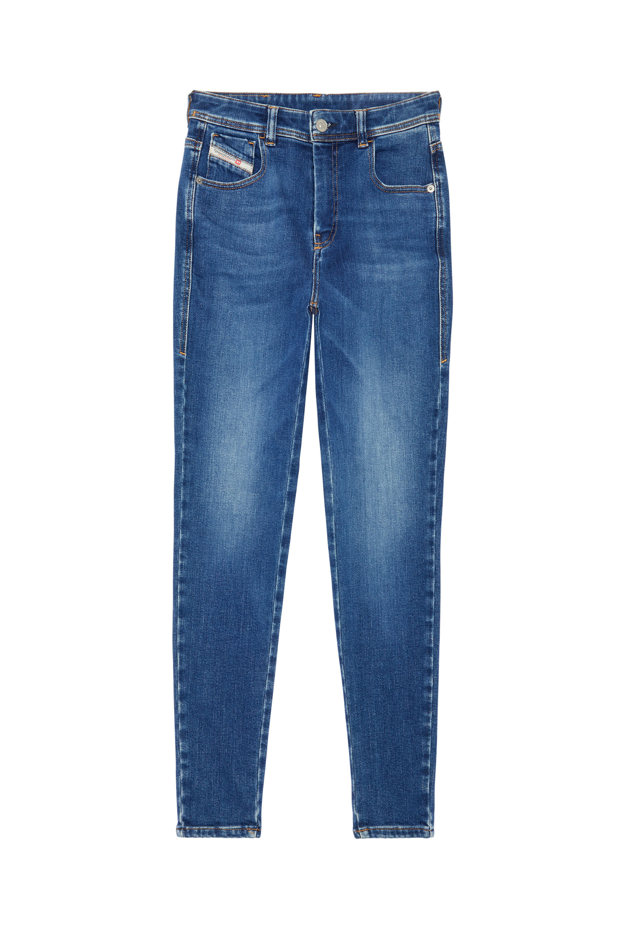 Diesel - 1984 Slandy-High 09C21 Super skinny Jeans, Medium blue - Image 2