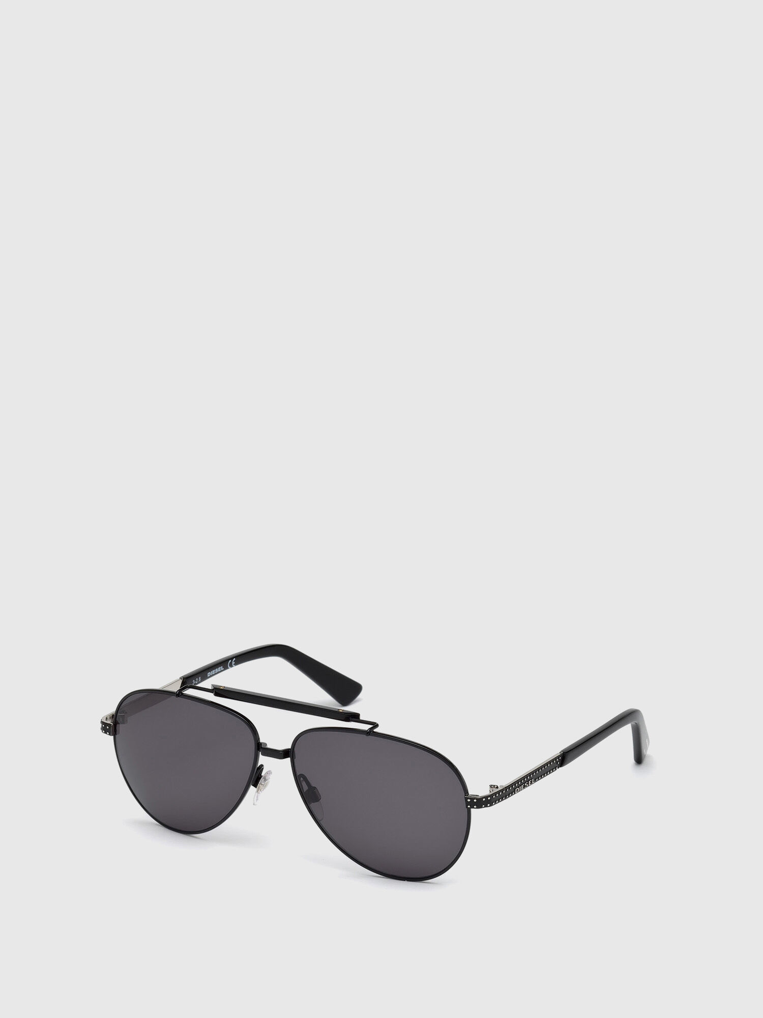 Diesel - DL0238, Man's Classic aviator shape eyewear in Black - 4