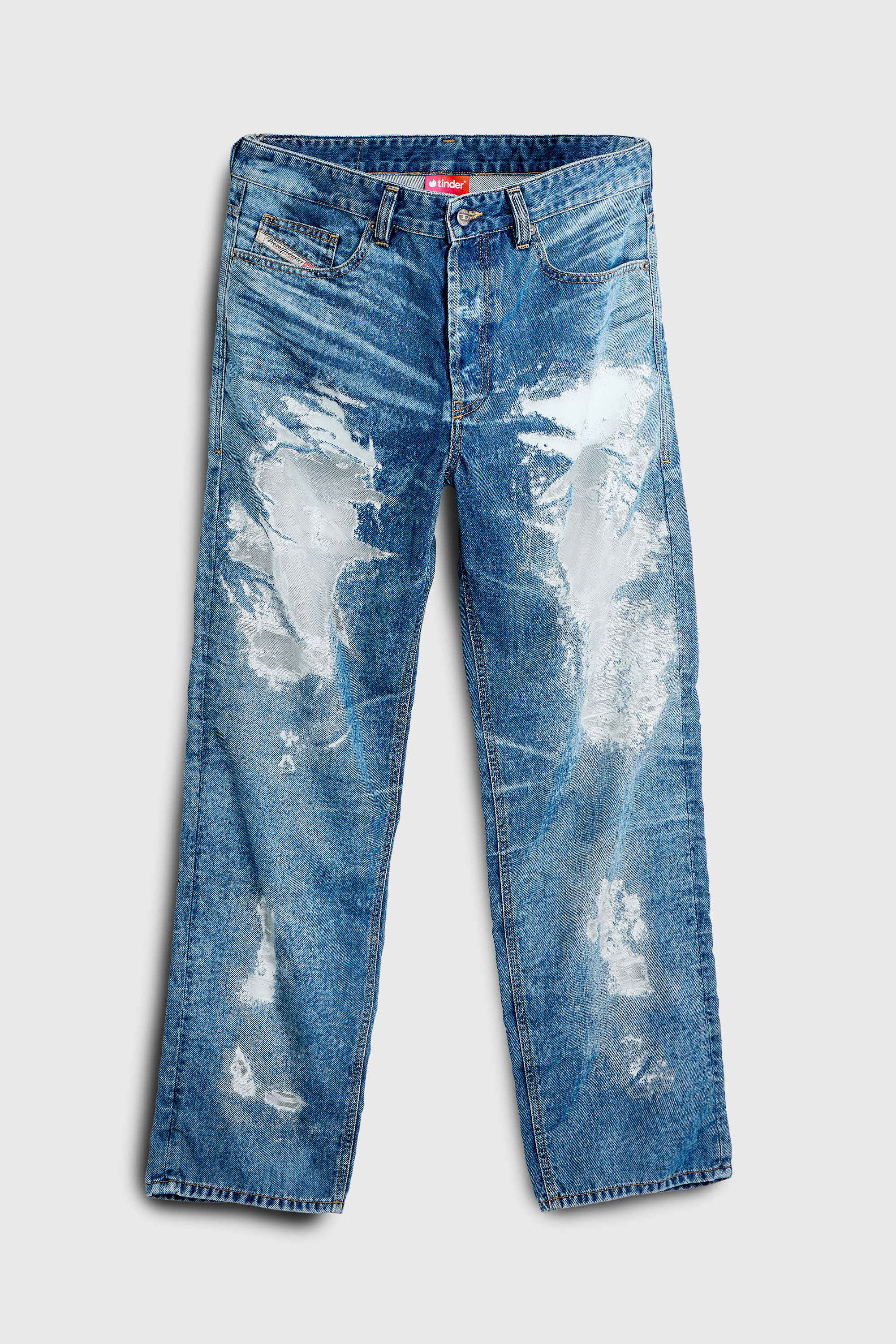 Diesel - Man's Regular Jeans 2024 D-Macs 068ZH, Medium blue - 4