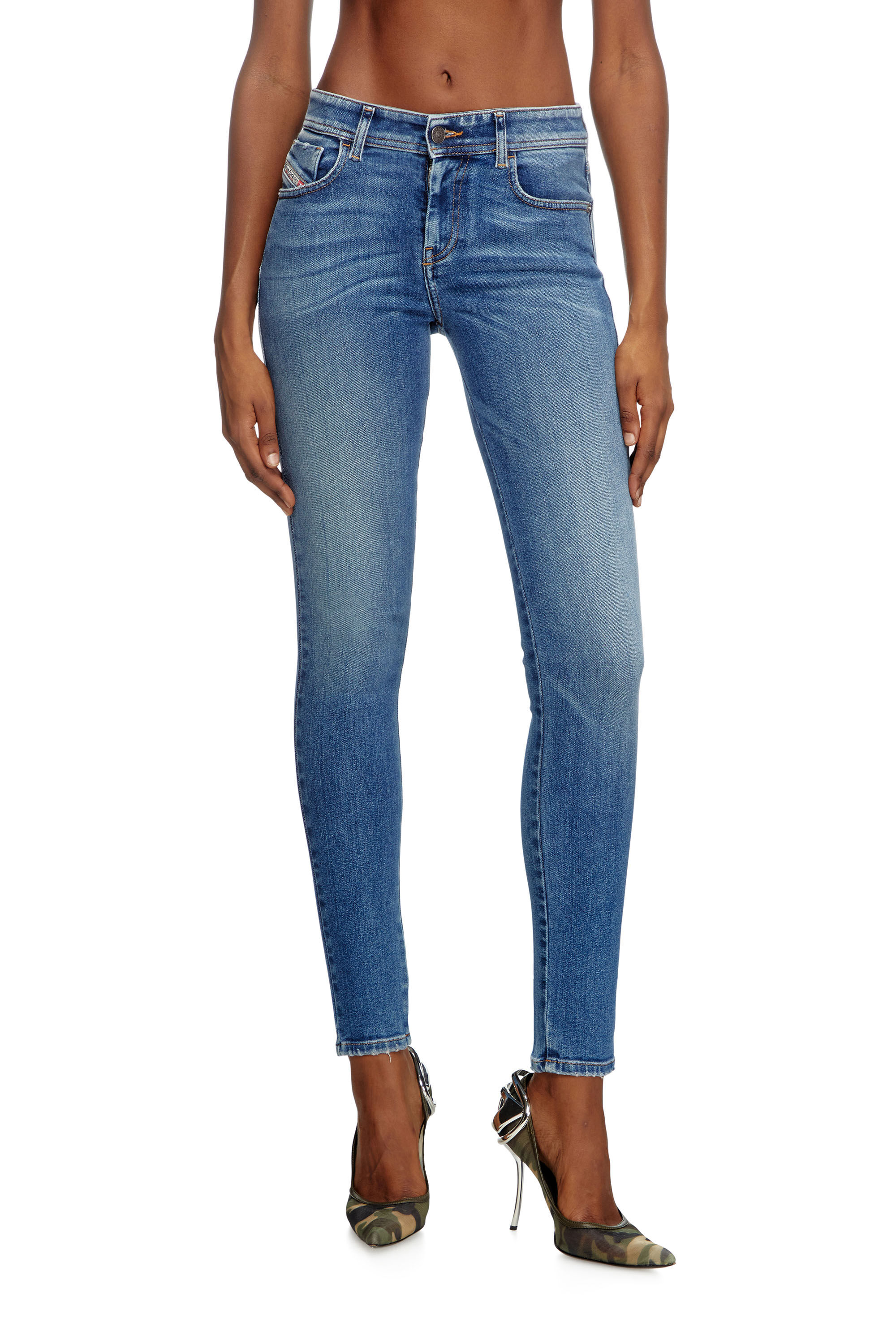Women's Skinny Jeans | Medium blue | Diesel 2017 Slandy