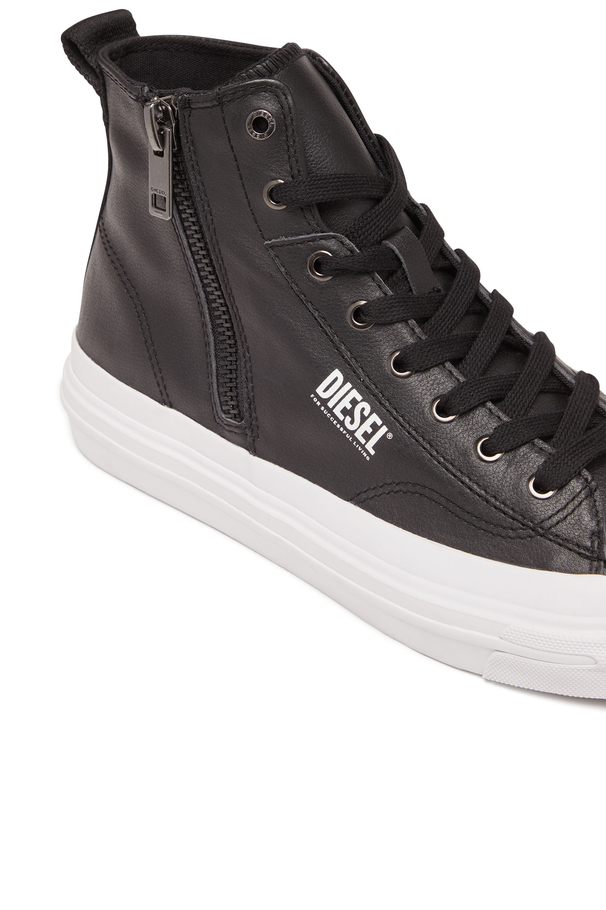 Black slip on high tops 2025