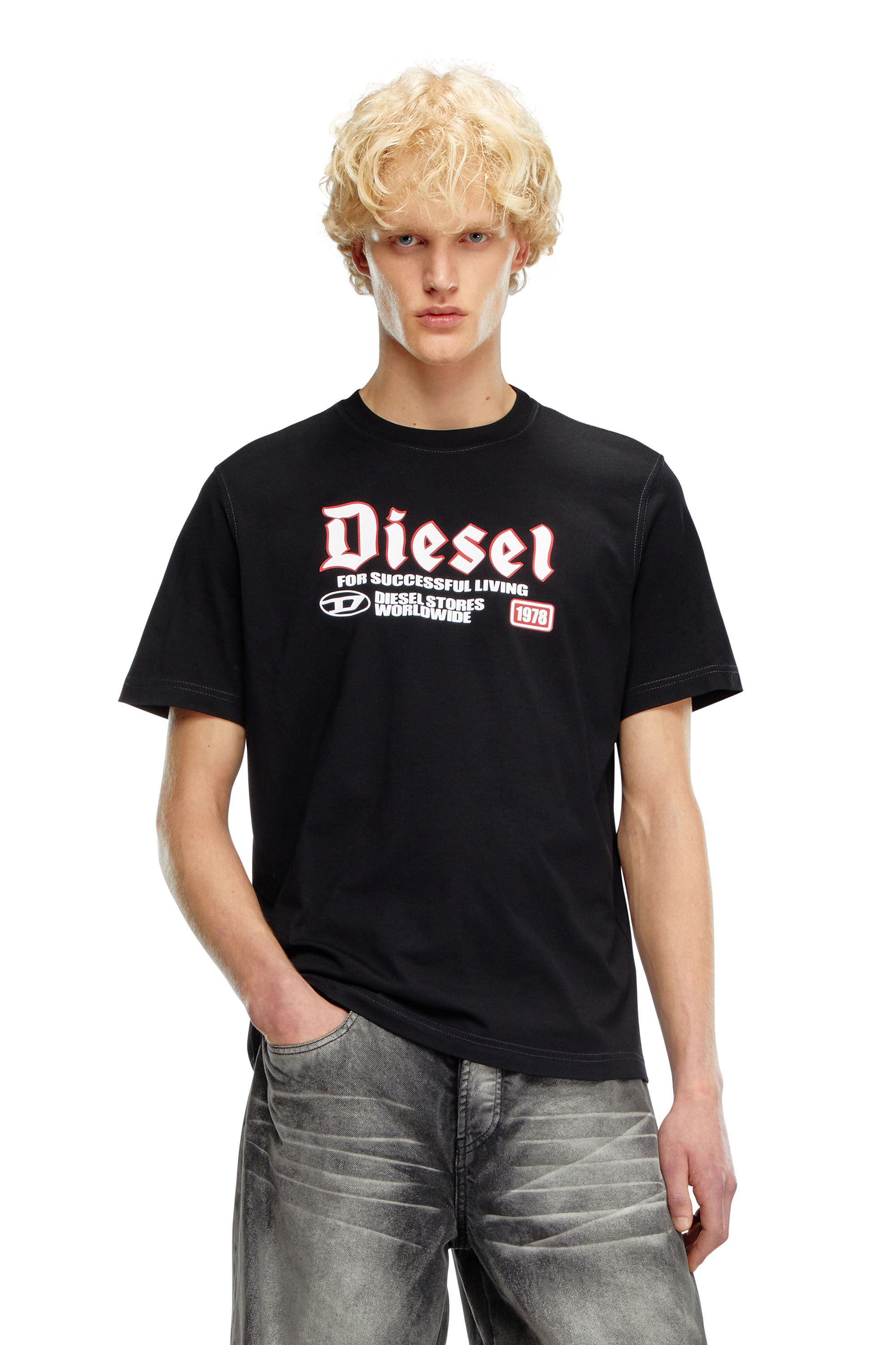 Diesel - T-ADJUST-K1, Black - Image 3