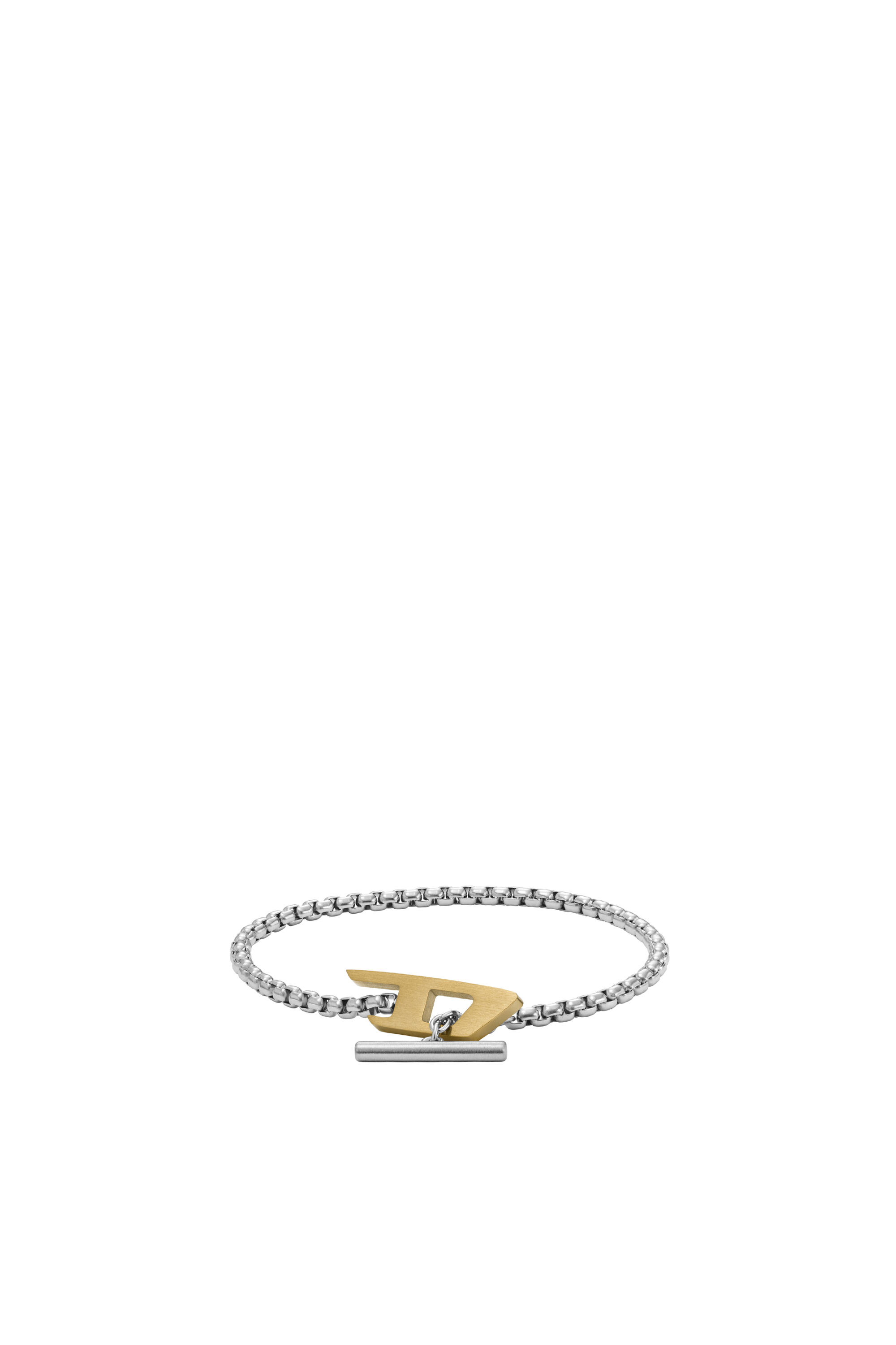 DX1377: Two-Tone Stainless Steel Chain Bracelet | Diesel