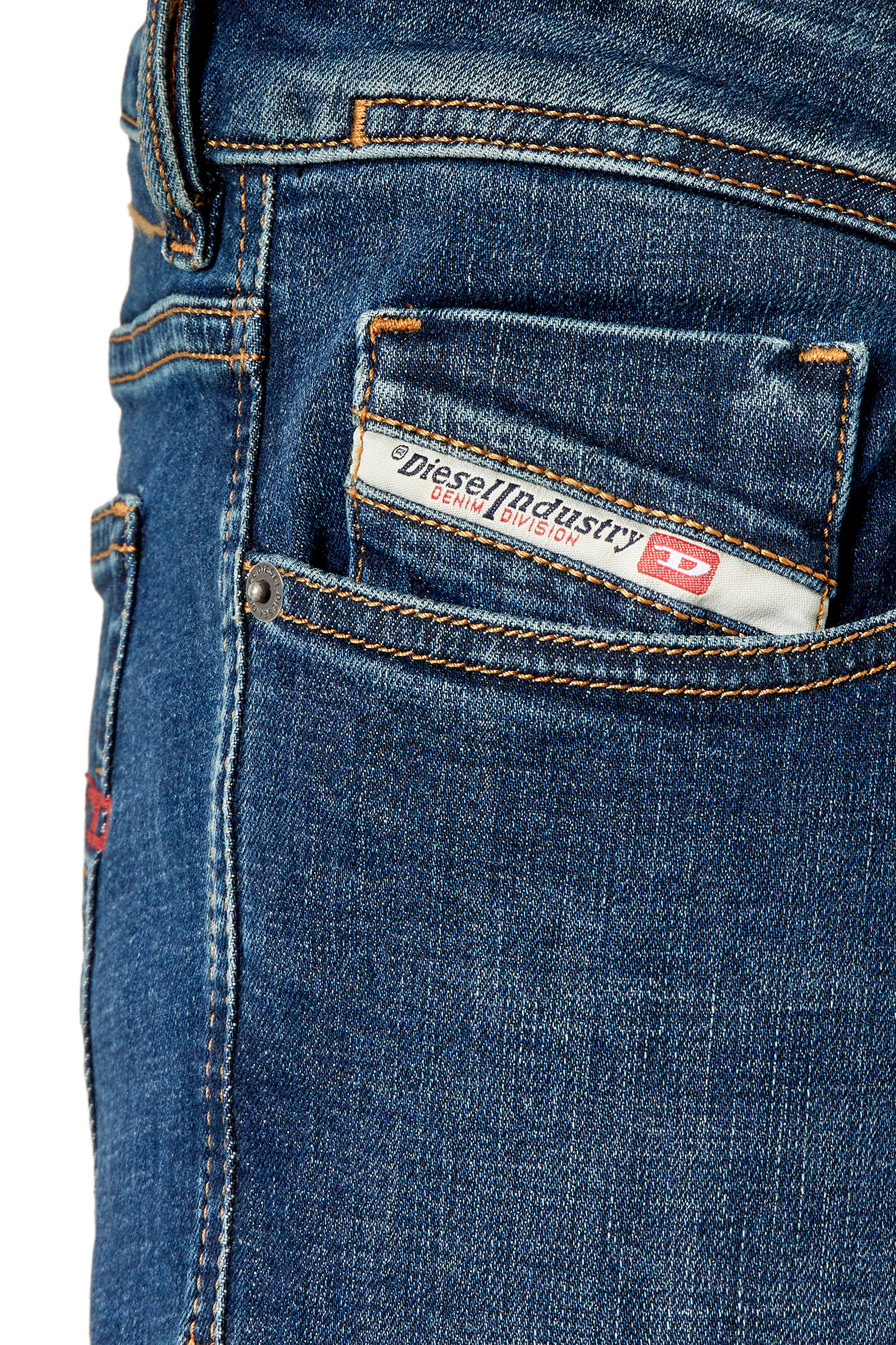 Diesel - 1979 Sleenker 09E95 Skinny Jeans, Dark Blue - Image 6