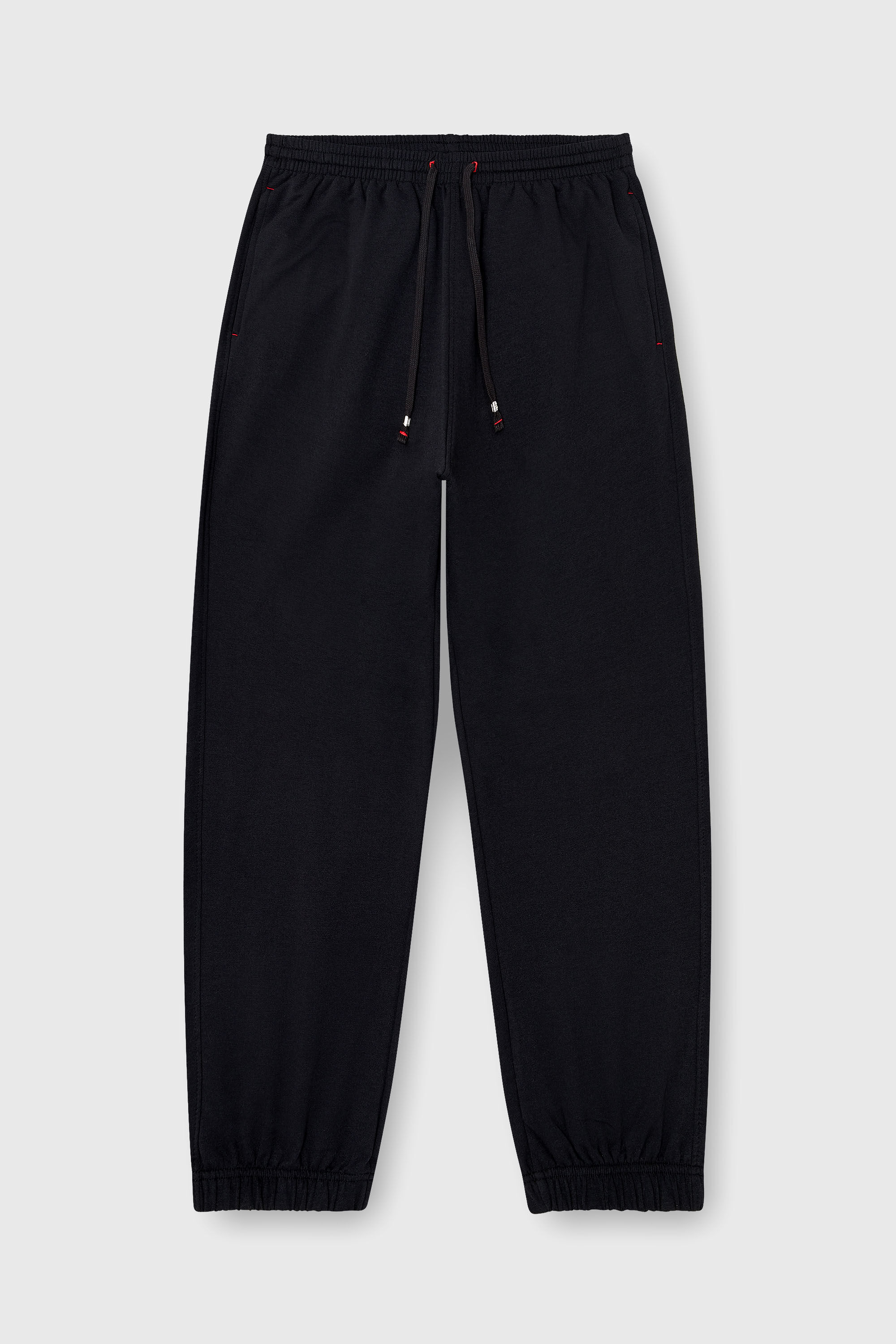 Diesel - LENNY-D-CORE, Man's Sweatpants in peached cotton blend in Black - 4