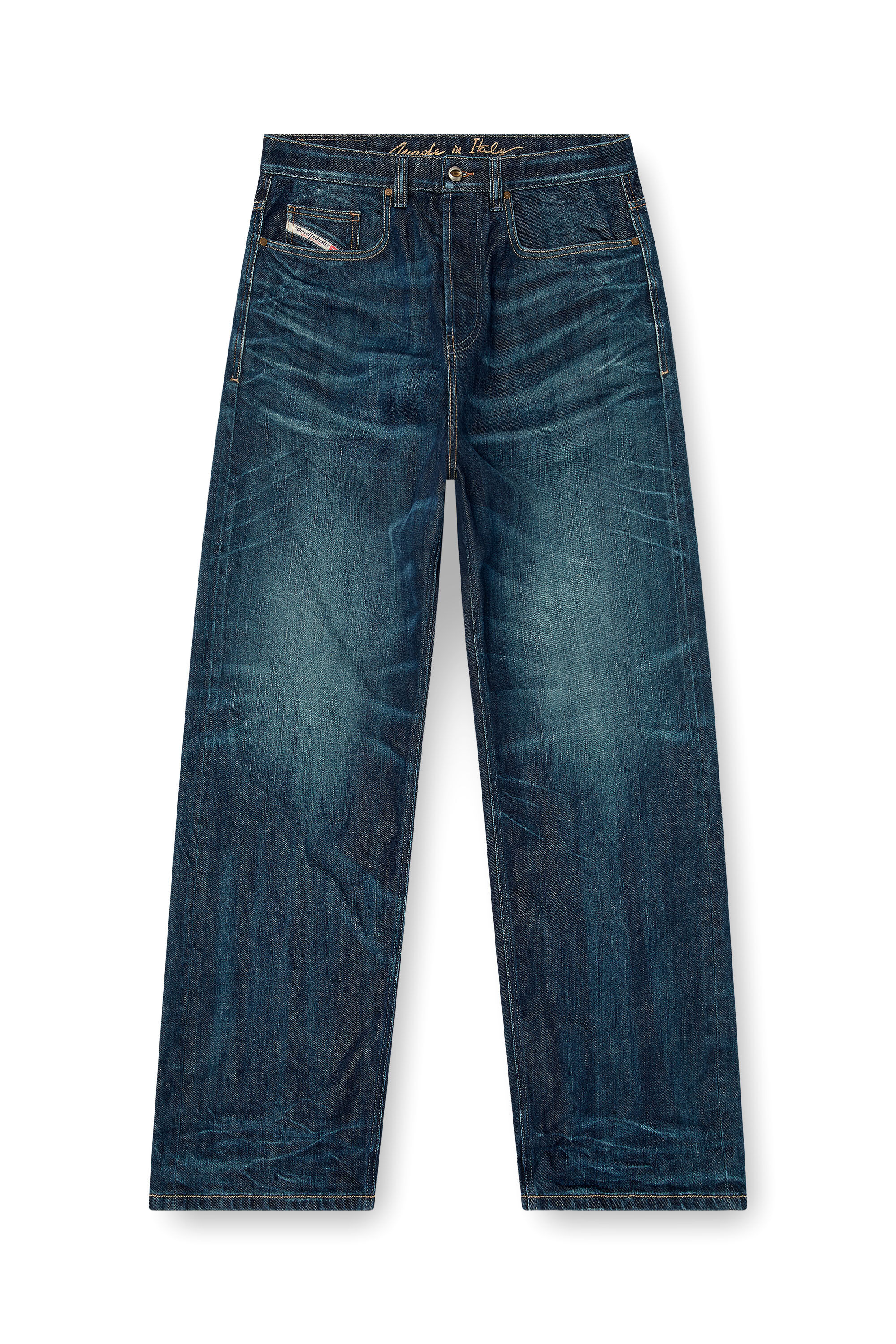 Diesel - Man's Relaxed Jeans 2001 D-Macro 09Q04, Dark Blue - 6
