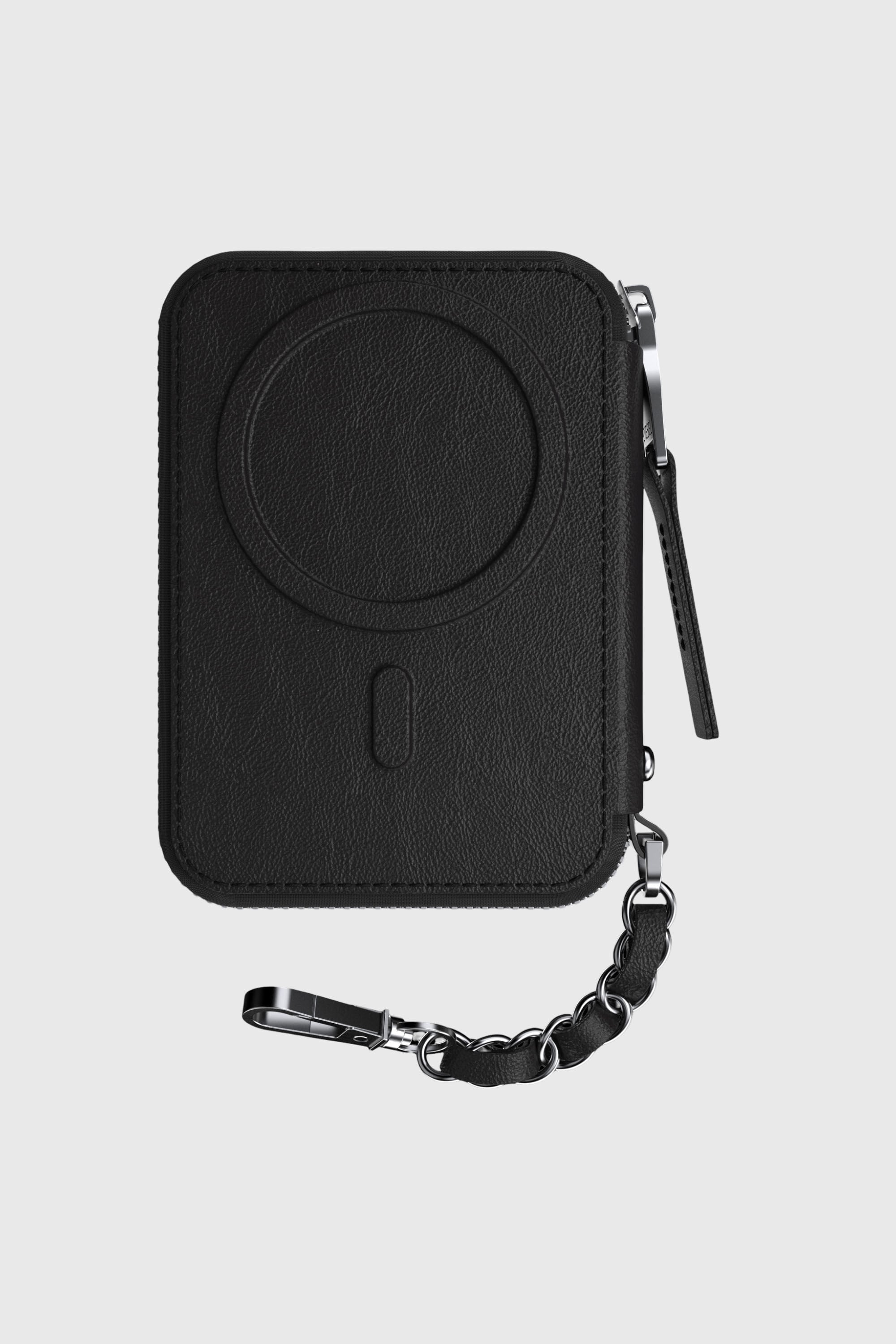 Diesel - 60667 UNIVERSAL POUCH, Unisex's Oval D MagSafe pouch in Black - 2