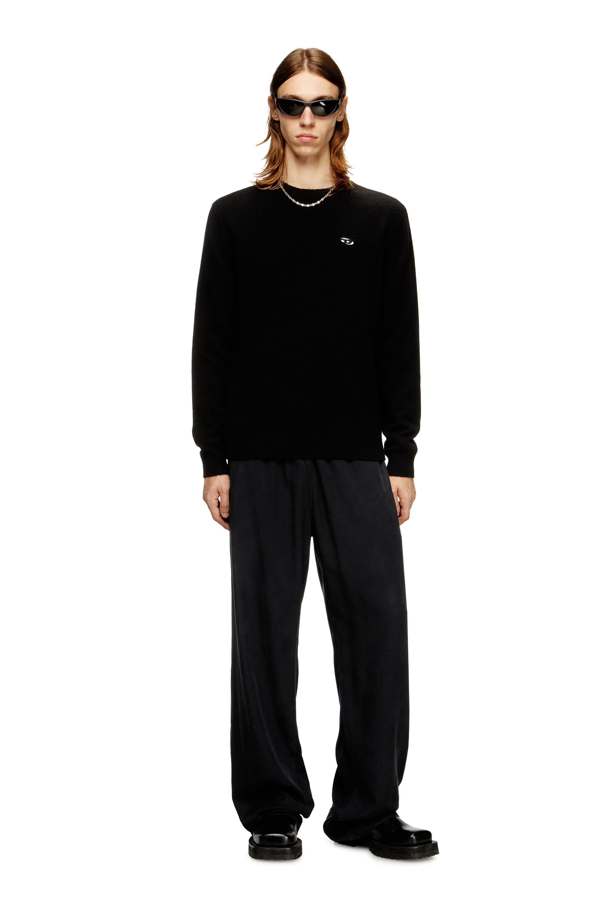 Diesel - K-ARGOL, Man's Wool-cashmere jumper in null - 1