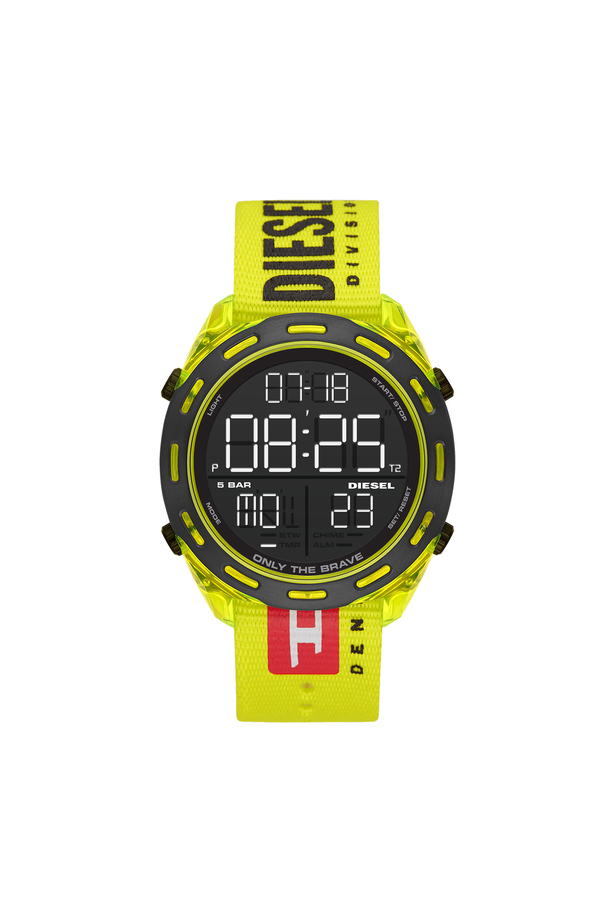 Yellow diesel watch top