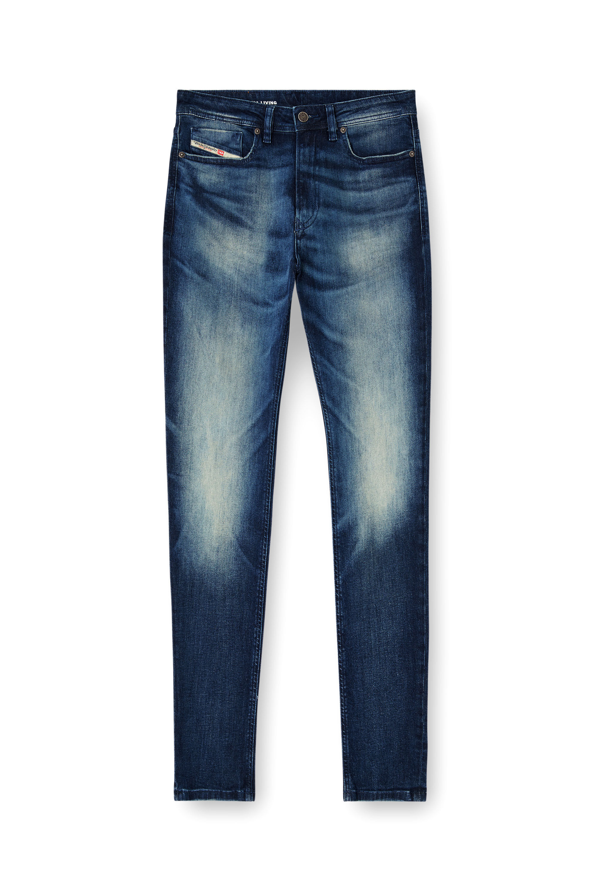 Diesel - Man's Skinny Jeans 1979 Sleenker 0ADBM, Dark Blue - 2