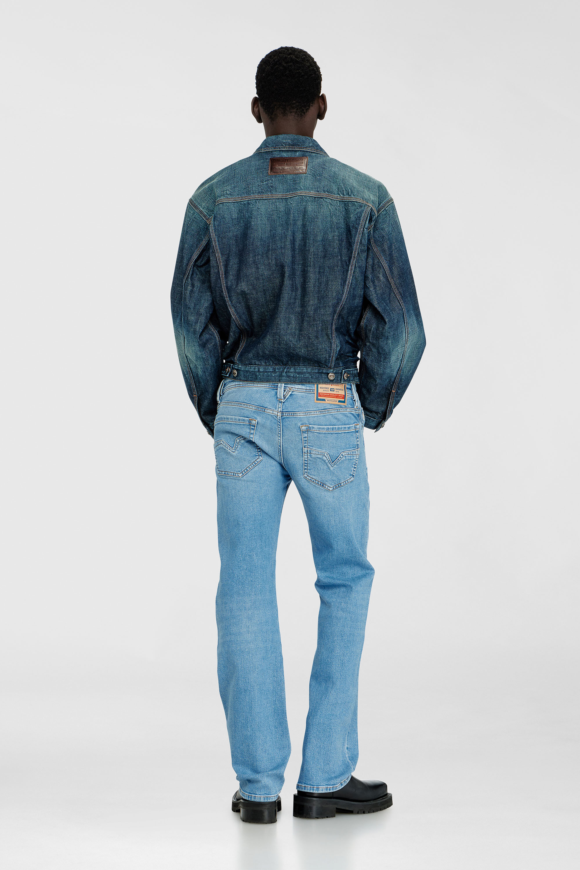Diesel - Man's Regular Jeans 1985 Larkee 0HDBJ, Light Blue - 3