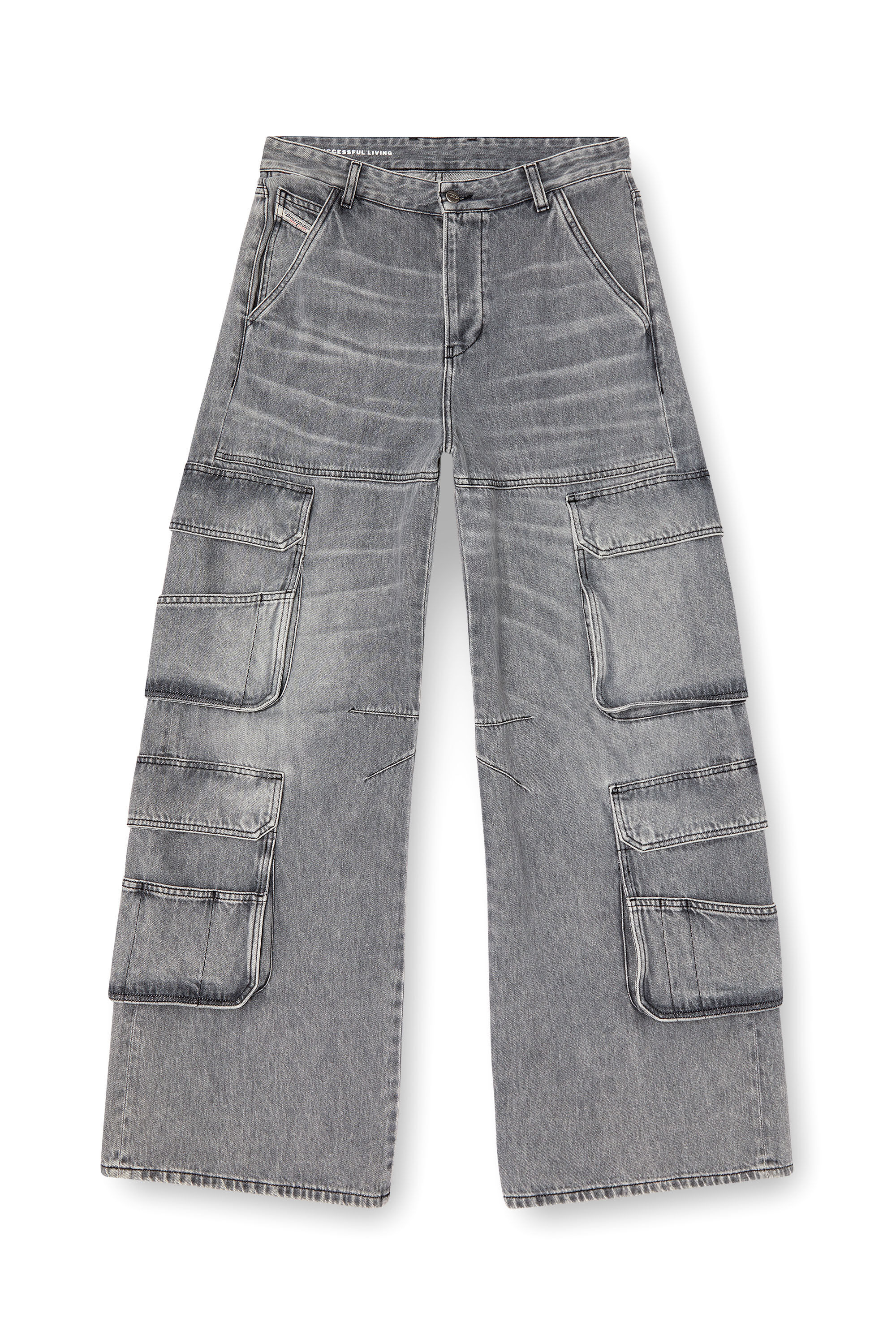 (関税、送料込) DIESEL D-SIRE-CARGO JEANS A133160DCBE02 Diesel D-sire-cargo Jeans | italist