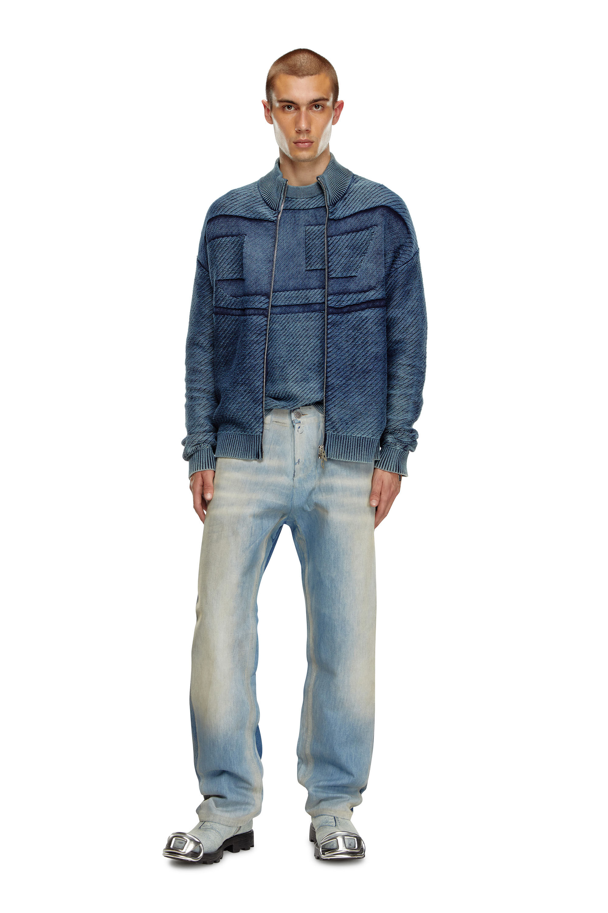 Diesel - Man's Regular Jeans 2010 D-Macs 09K22, Medium blue - 1