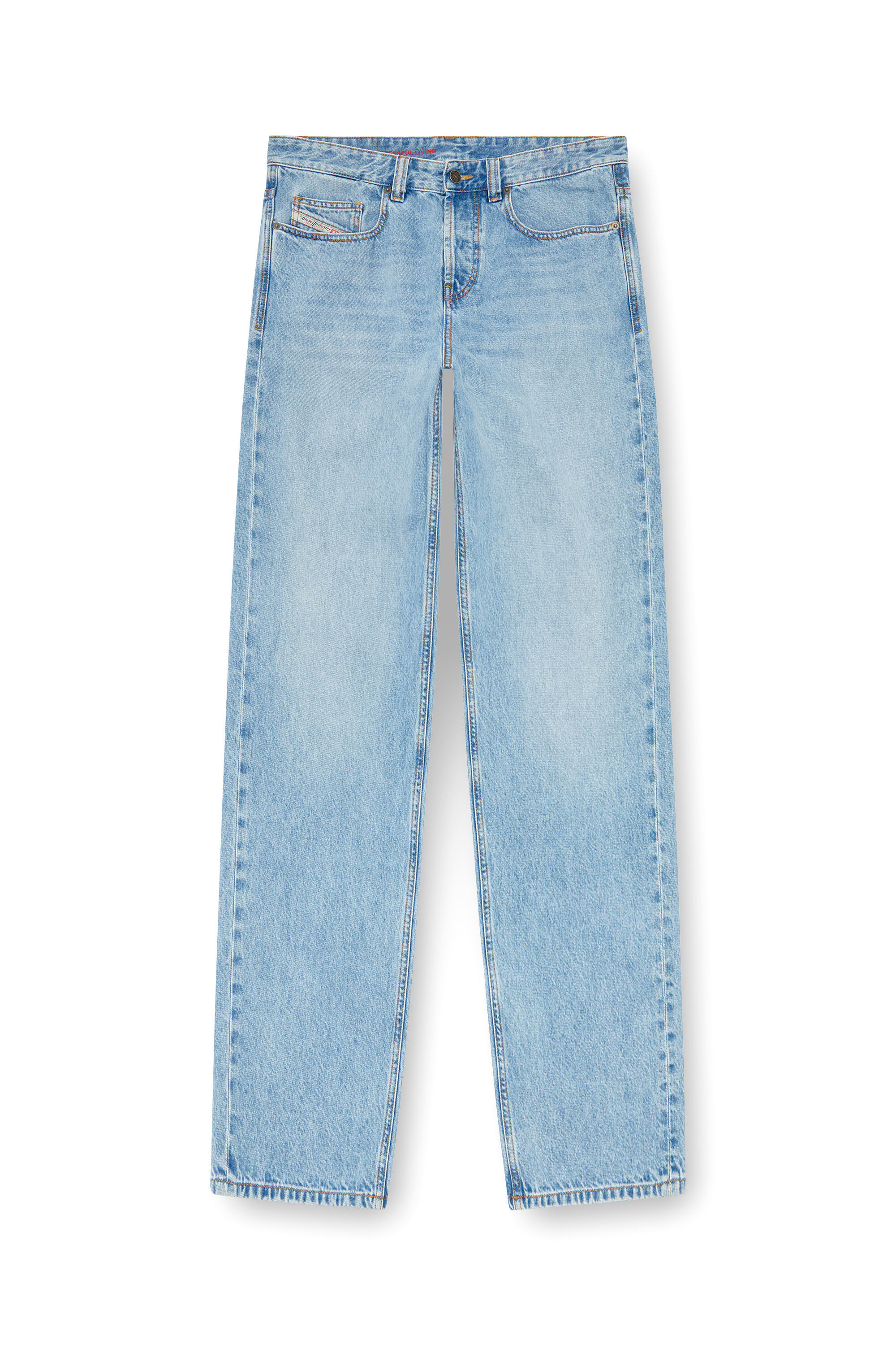 Men s Relaxed Jeans Light Blue Diesel 2001 D Macro