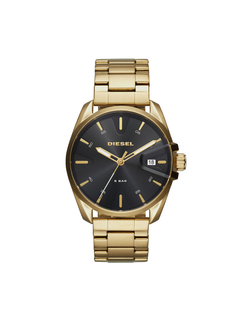 Dz1865 Man Ms9 Chrono Gold Tone Steel Watch 44 Mm Diesel