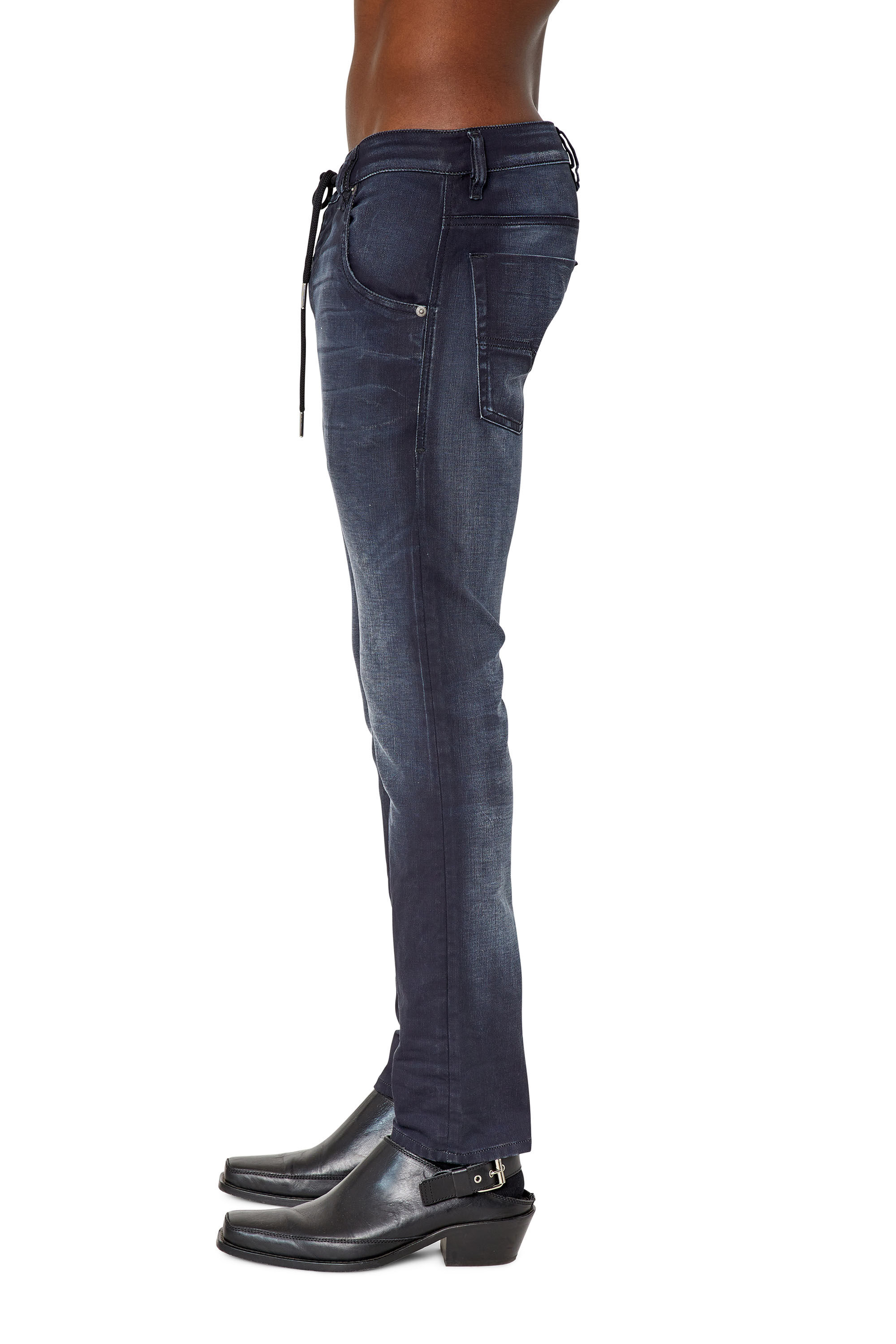 Diesel - Tapered Krooley JoggJeans® 068CR, Black/Dark grey - Image 5