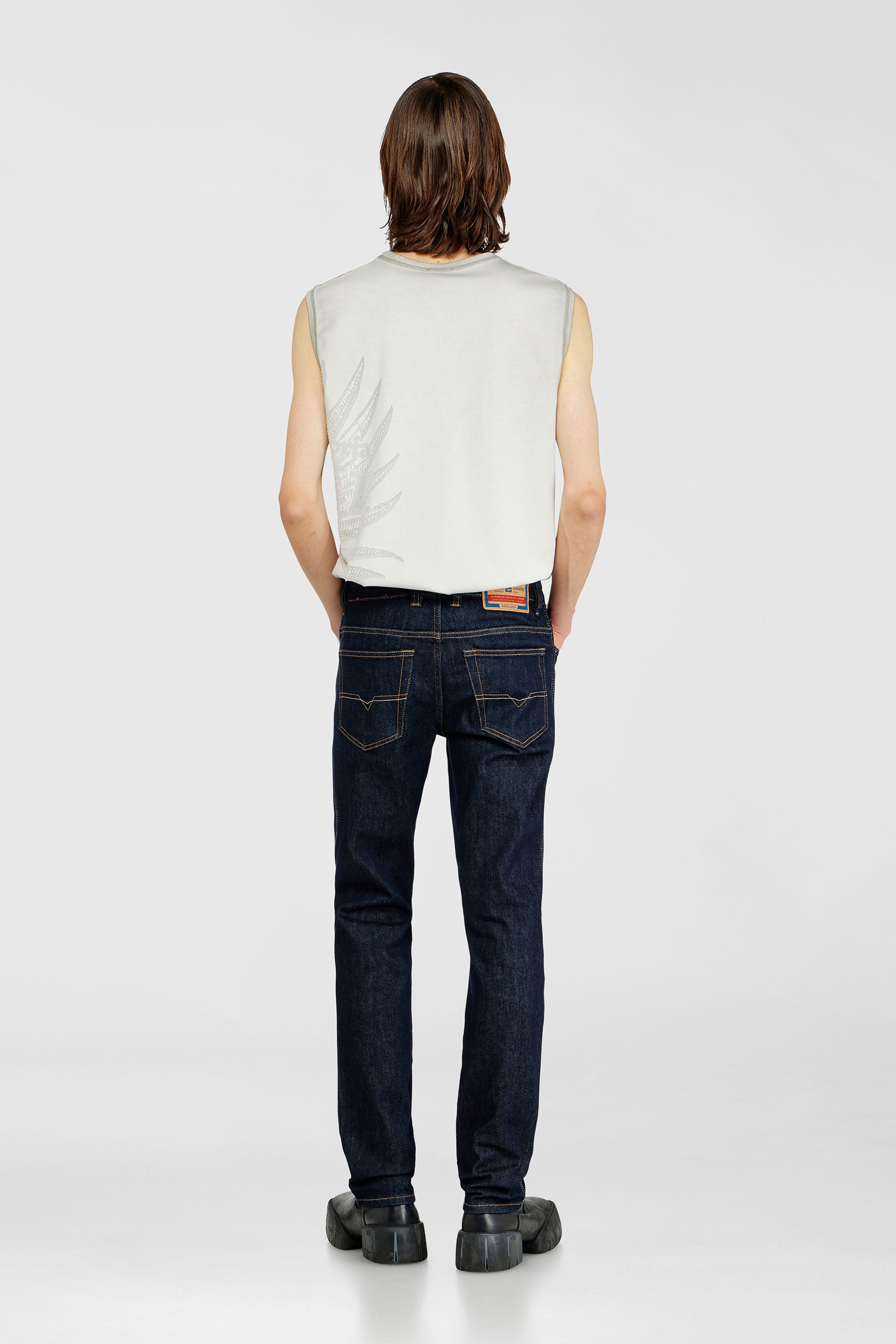 Diesel - Man's Slim Jeans 1993 D-Vyl 0DBEJ, Dark Blue - 3