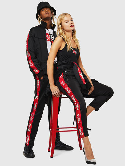 Cc P Ska Cola Track Pants With Knitted Bands Diesel X Coca Cola