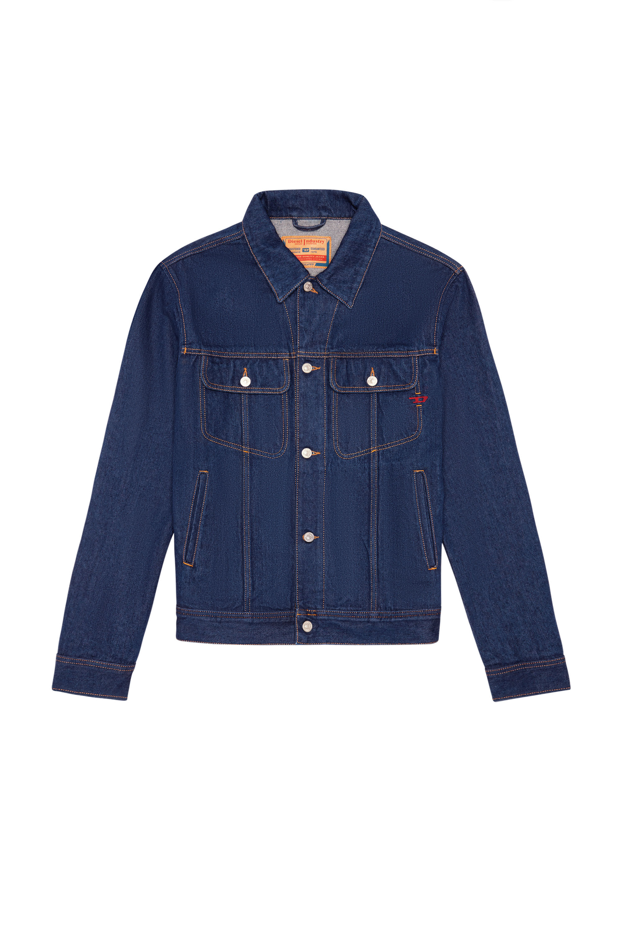 Diesel - D-BARCY TRUCKER JACKET, Dark Blue - Image 2