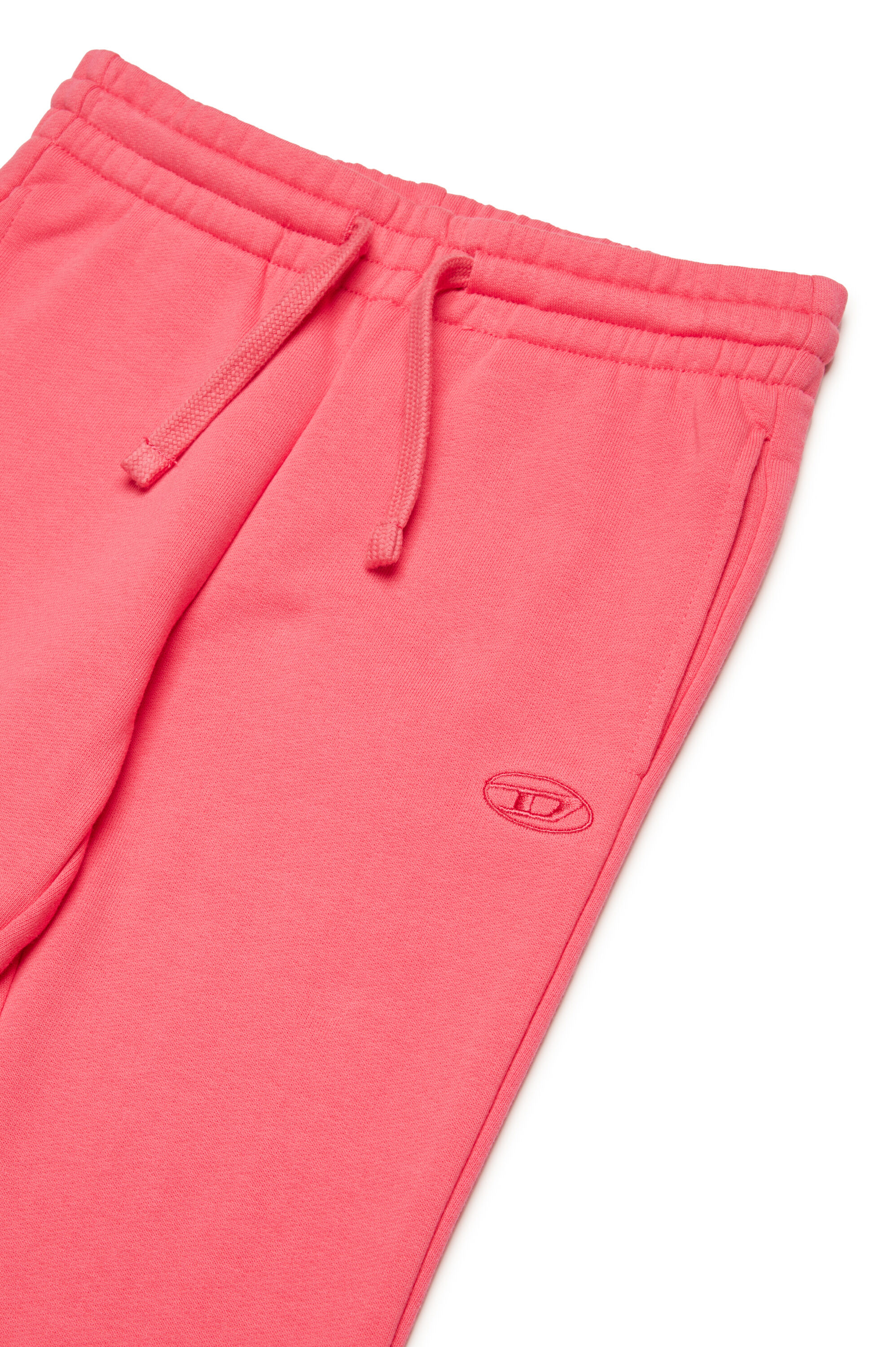 Diesel - PENTTY, Woman's Flared sweatpants with logo embroidery in Pink - 3