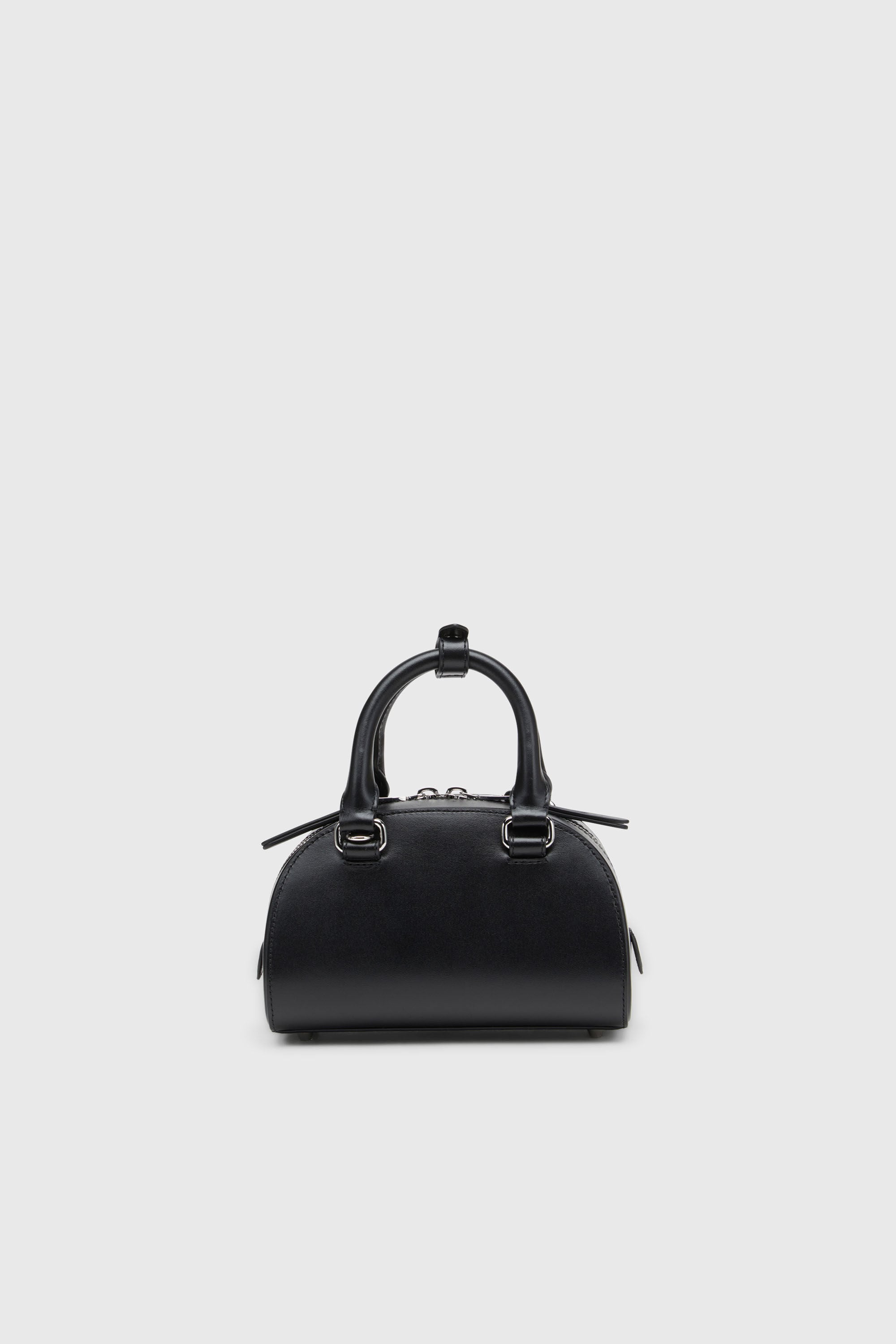 Diesel - 1DR DOME CROSSBODY, Woman's 1DR Dome-Leather Small bowling bag in Black - 3