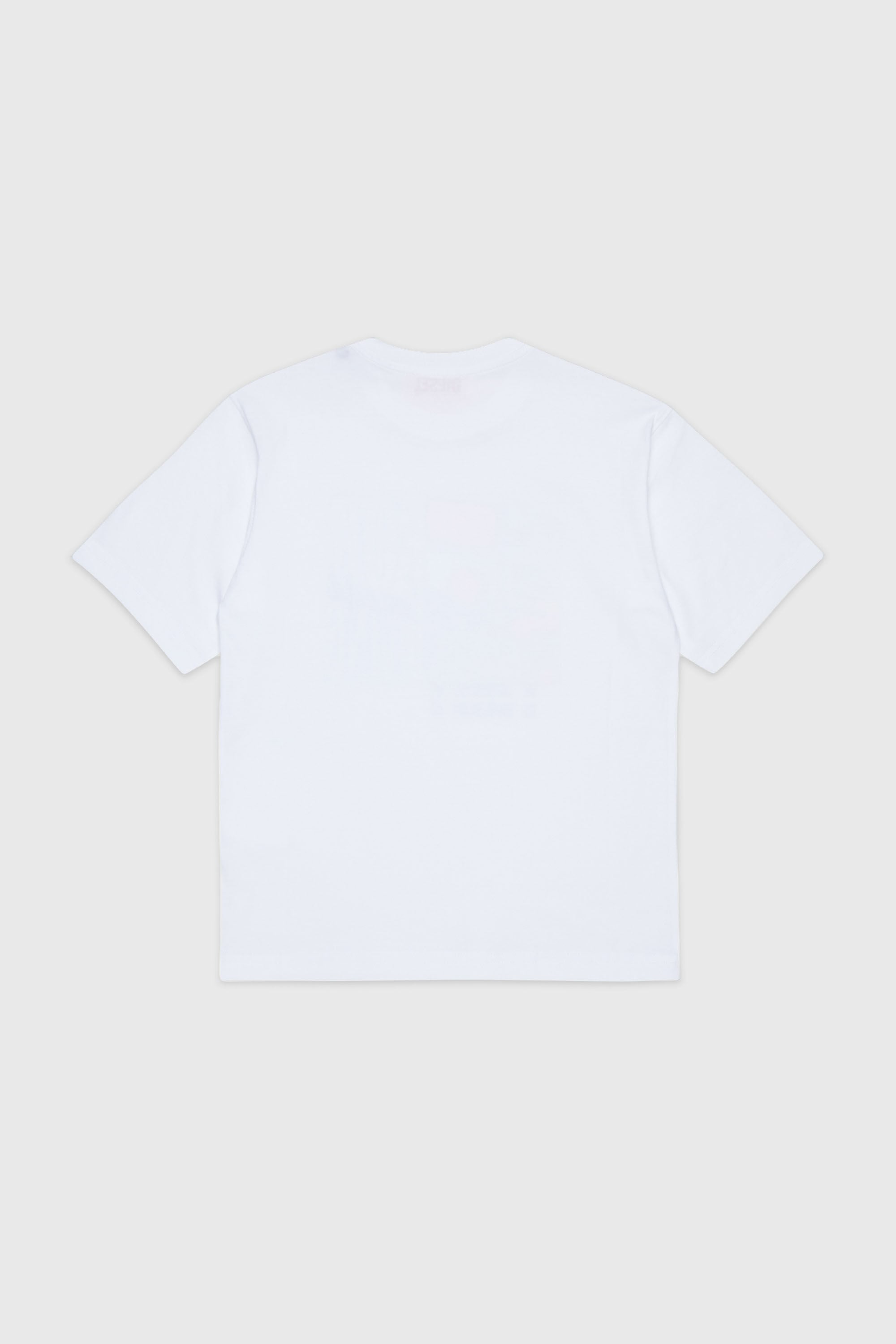 Diesel - TFOR OVER, Man's Cotton T-shirt with photo print in White - 2
