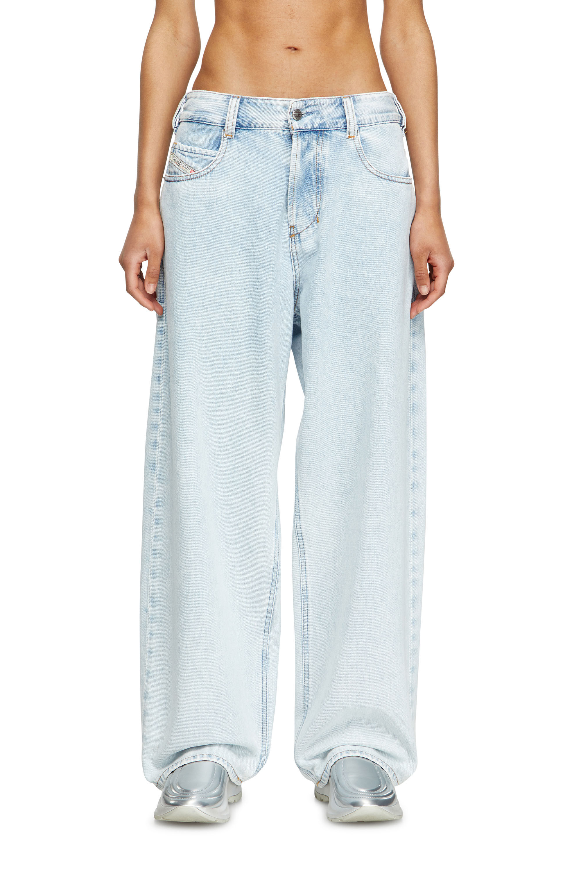 Women's Relaxed Jeans | Light Blue | Diesel 1997 D-Enim