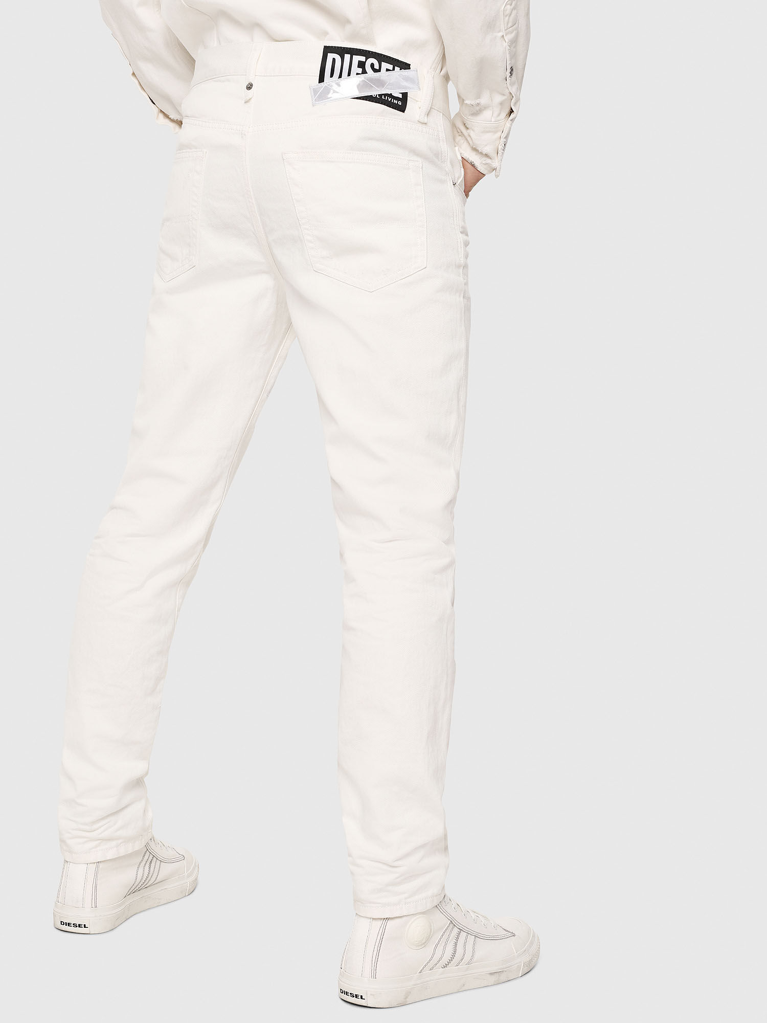 diesel white jeans mens