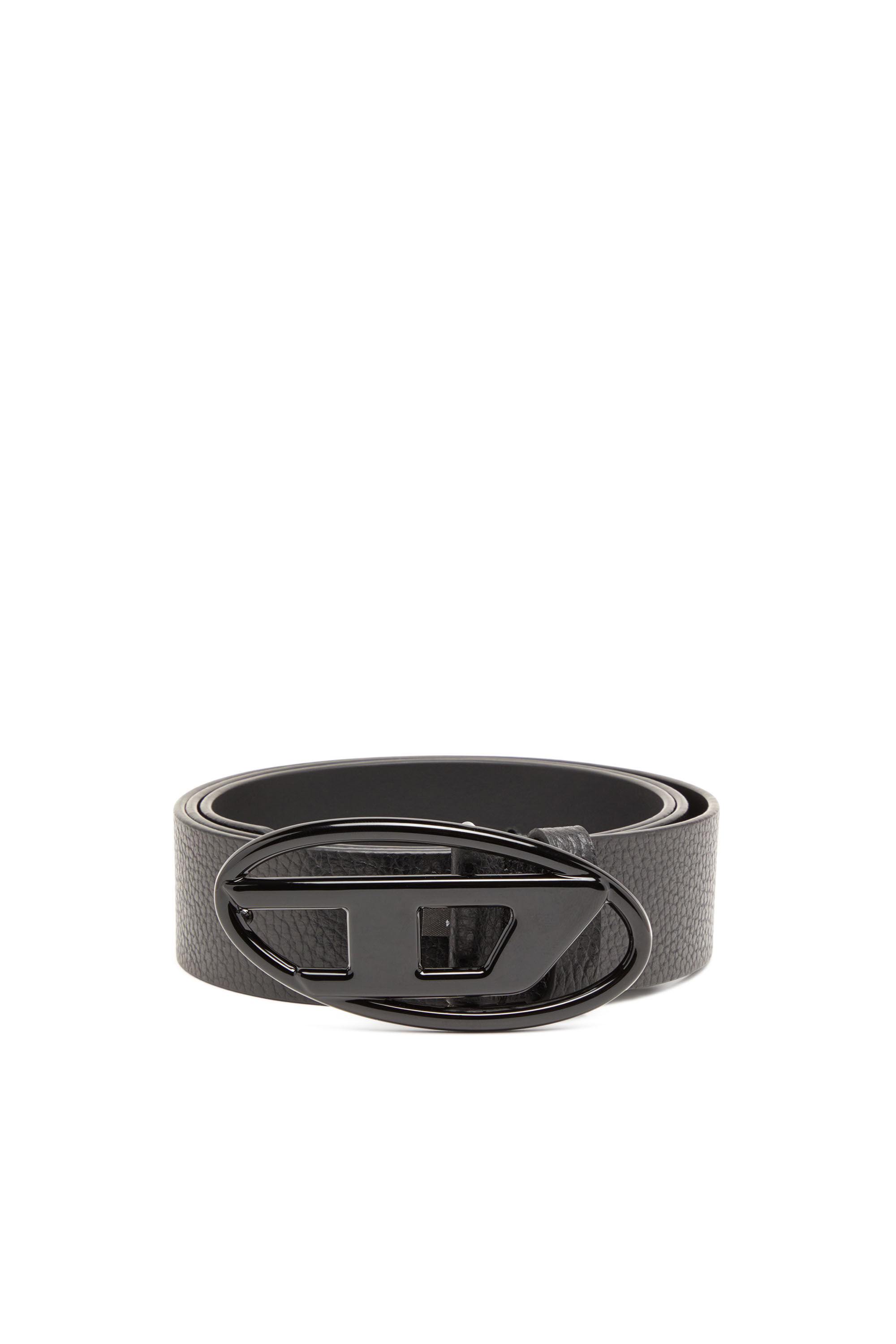 B-1DR Leather belt with matte buckle｜ブラック｜ウィメンズ