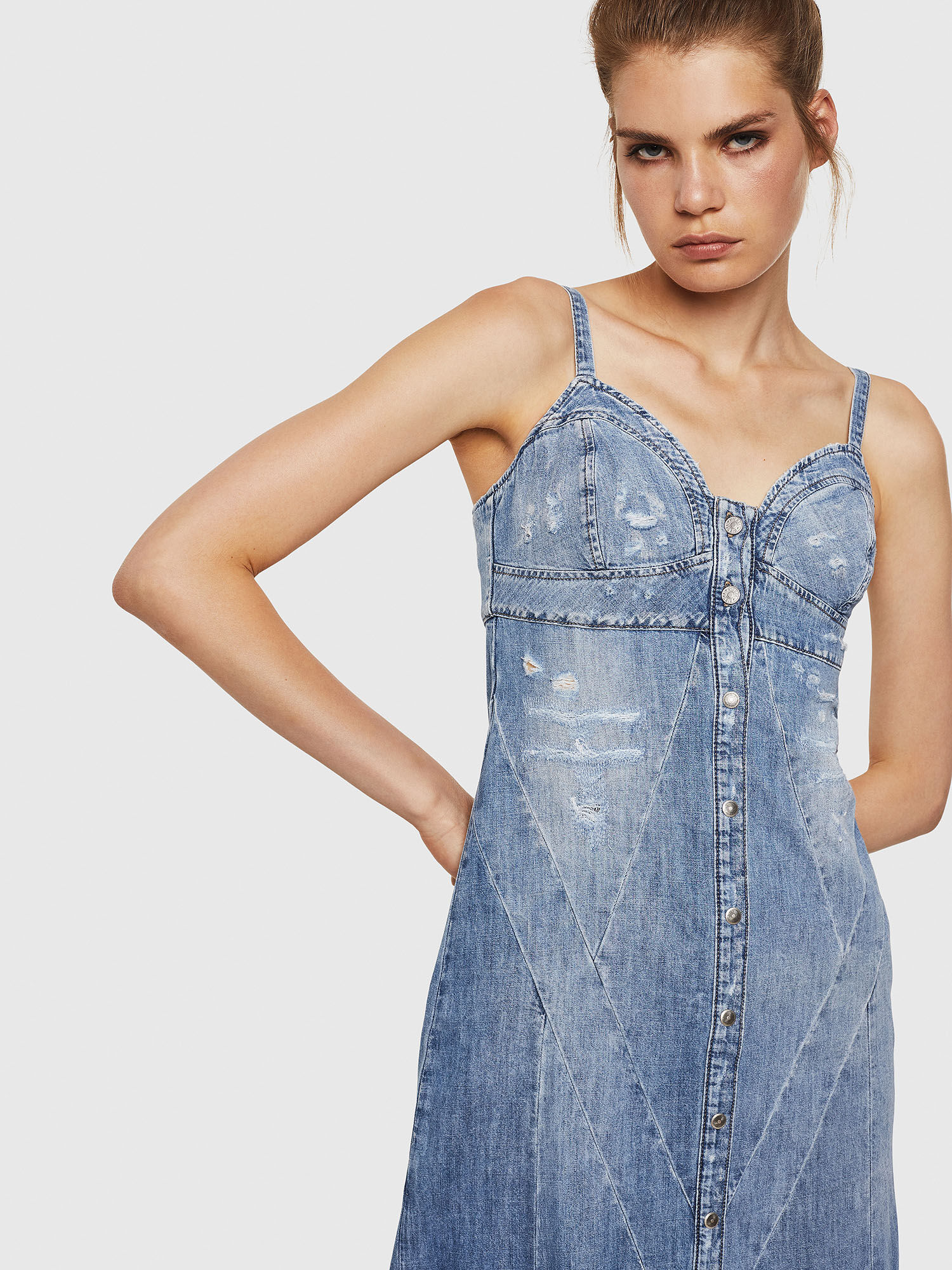 Diesel denim maxi dress