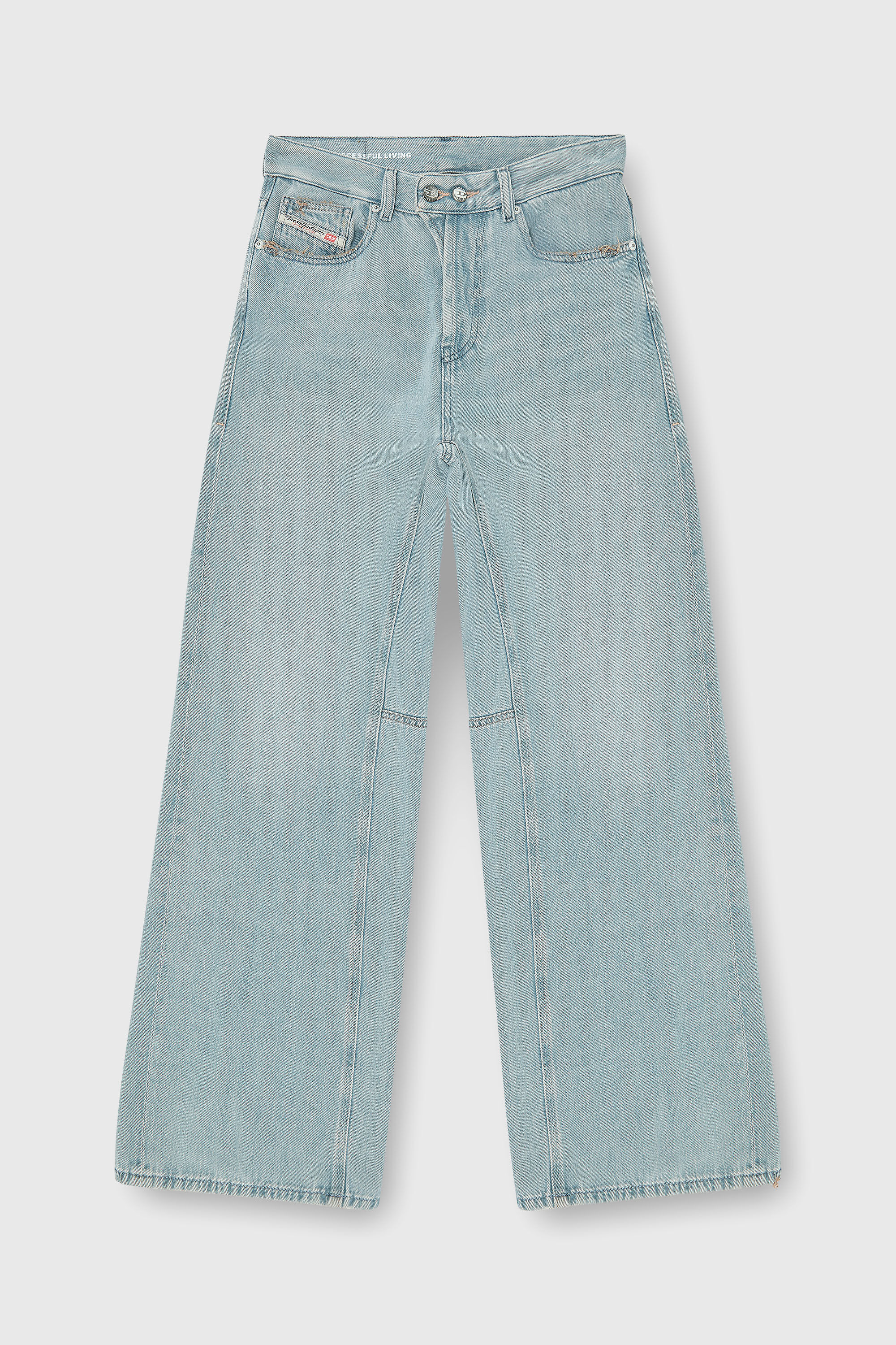 Diesel - Woman's Relaxed Jeans 1996 D-Sire 09P84, Light Blue - 6