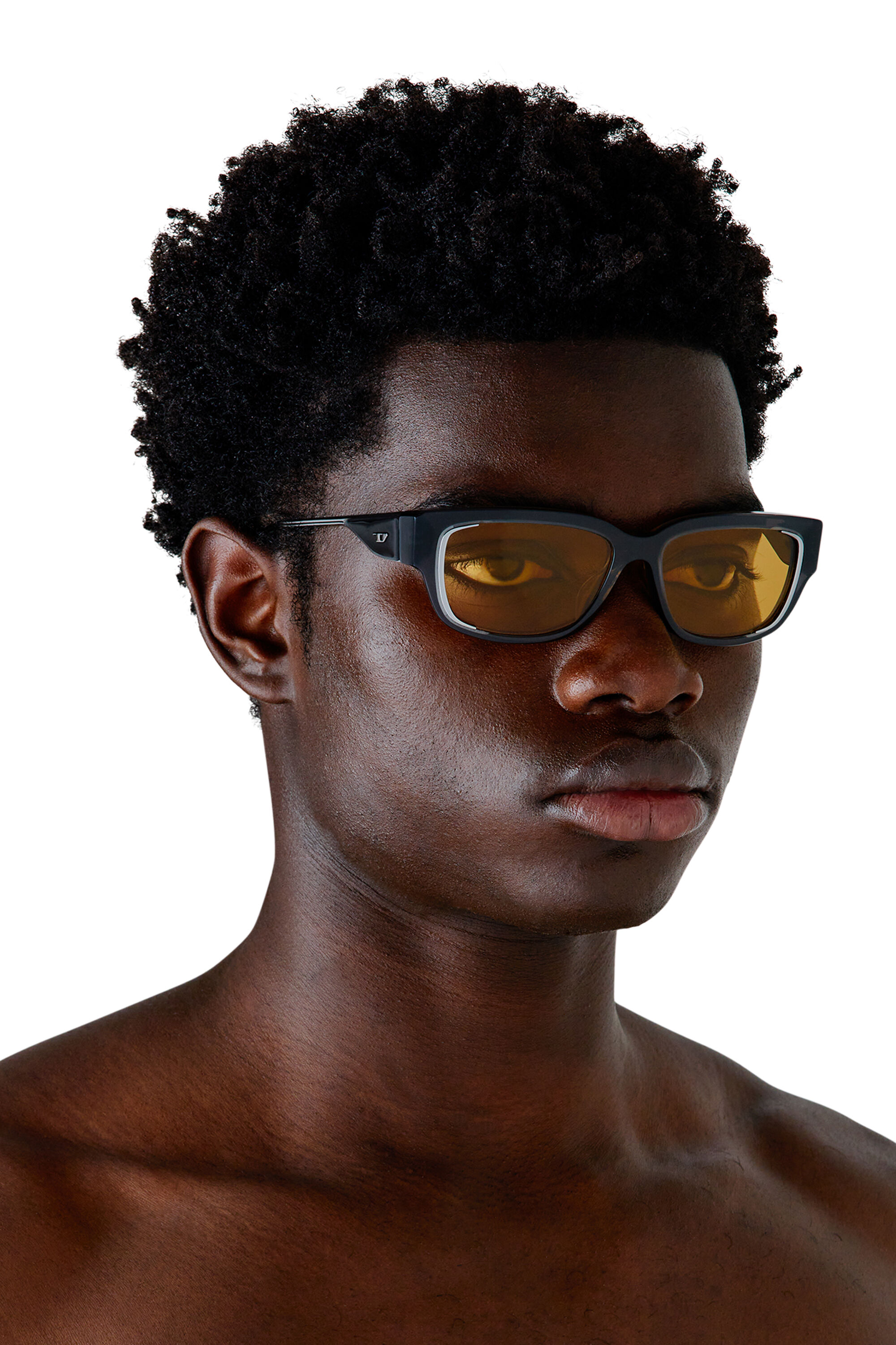 Diesel black gold sunglasses on sale