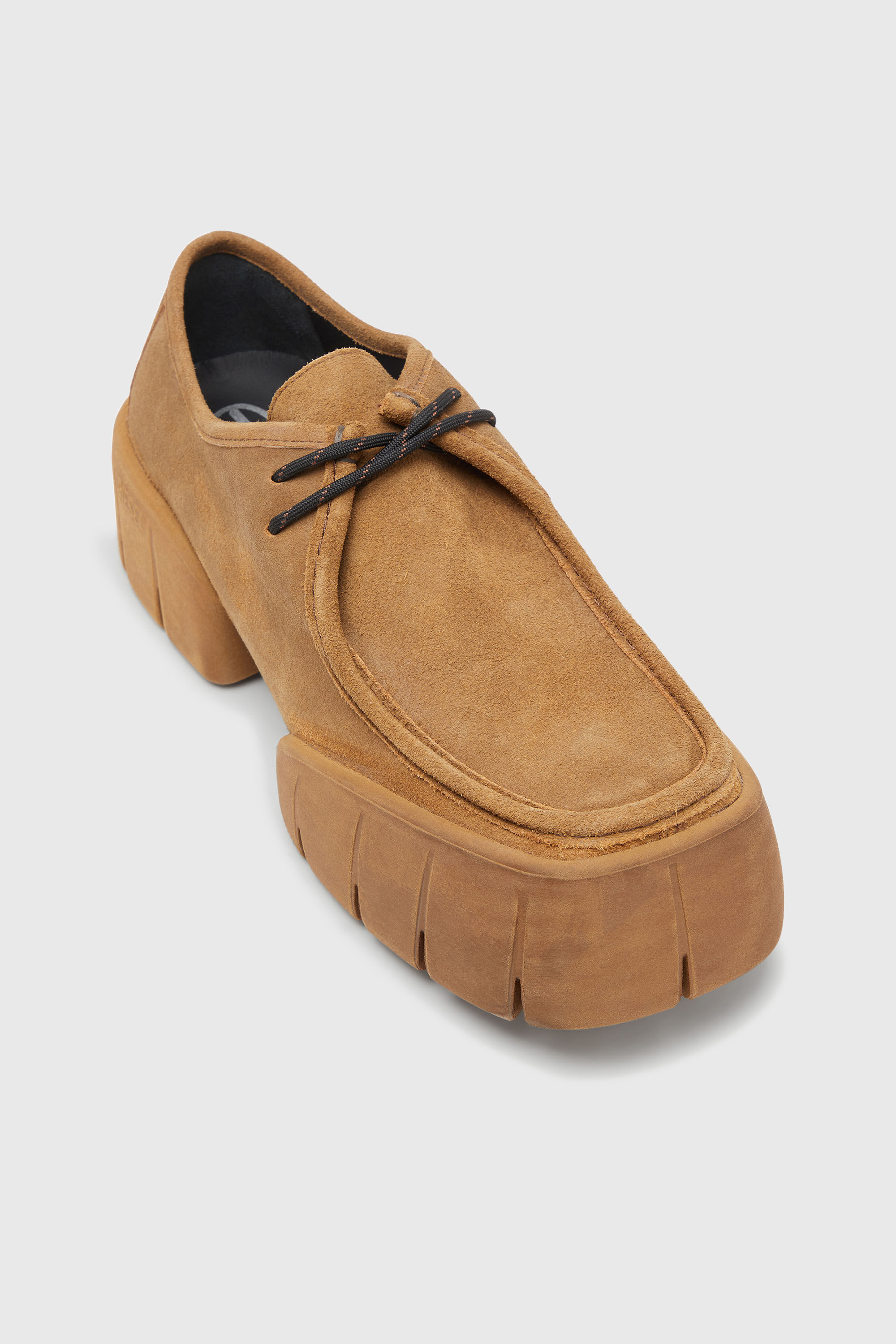 Diesel - D-TEX WB, Man's D-Tex-Moccasin-style shoes in waxed suede in Light Brown - 6