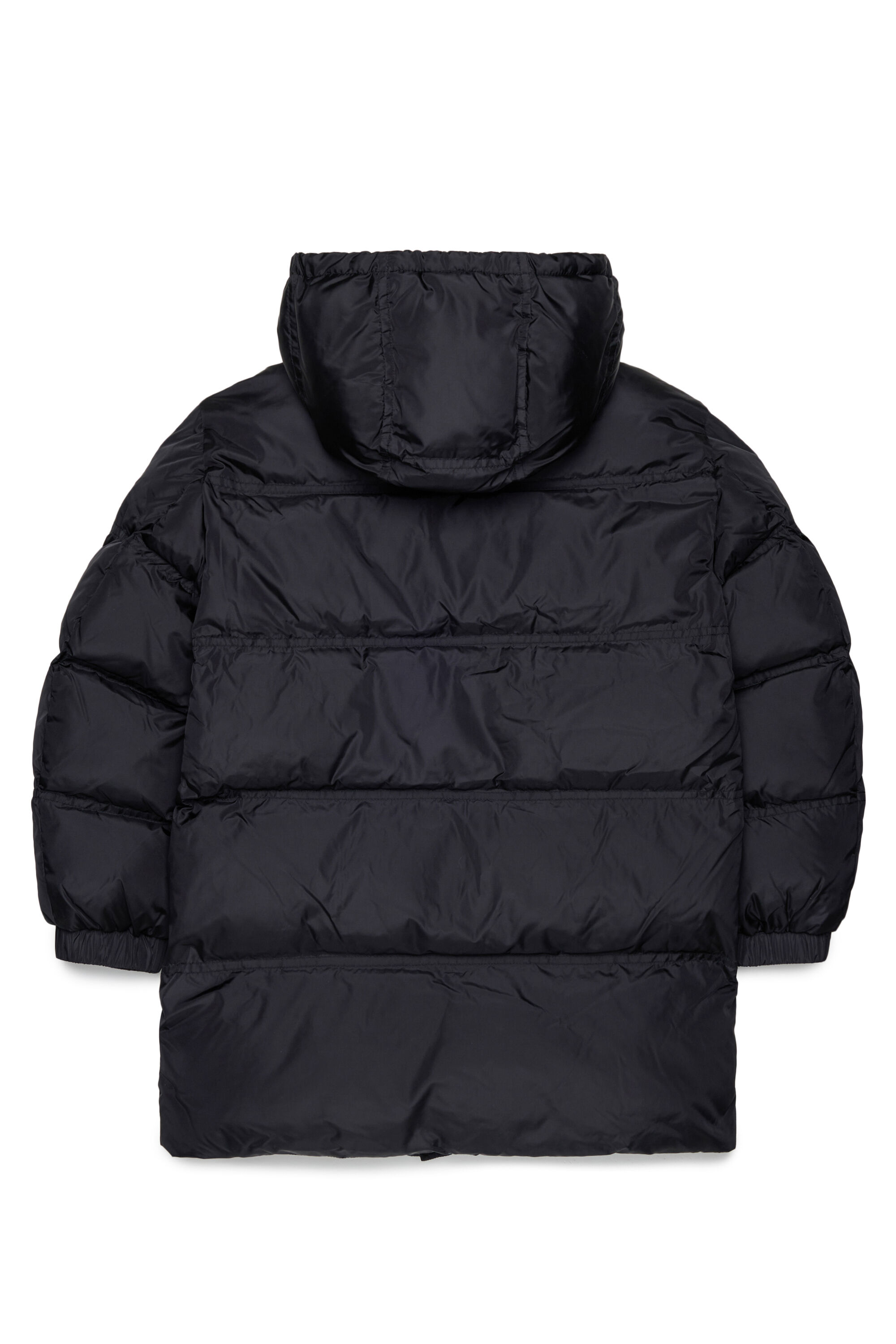 Diesel - JRIVONLONG, Unisex's Puffer coat with oversized pockets in Black - 2