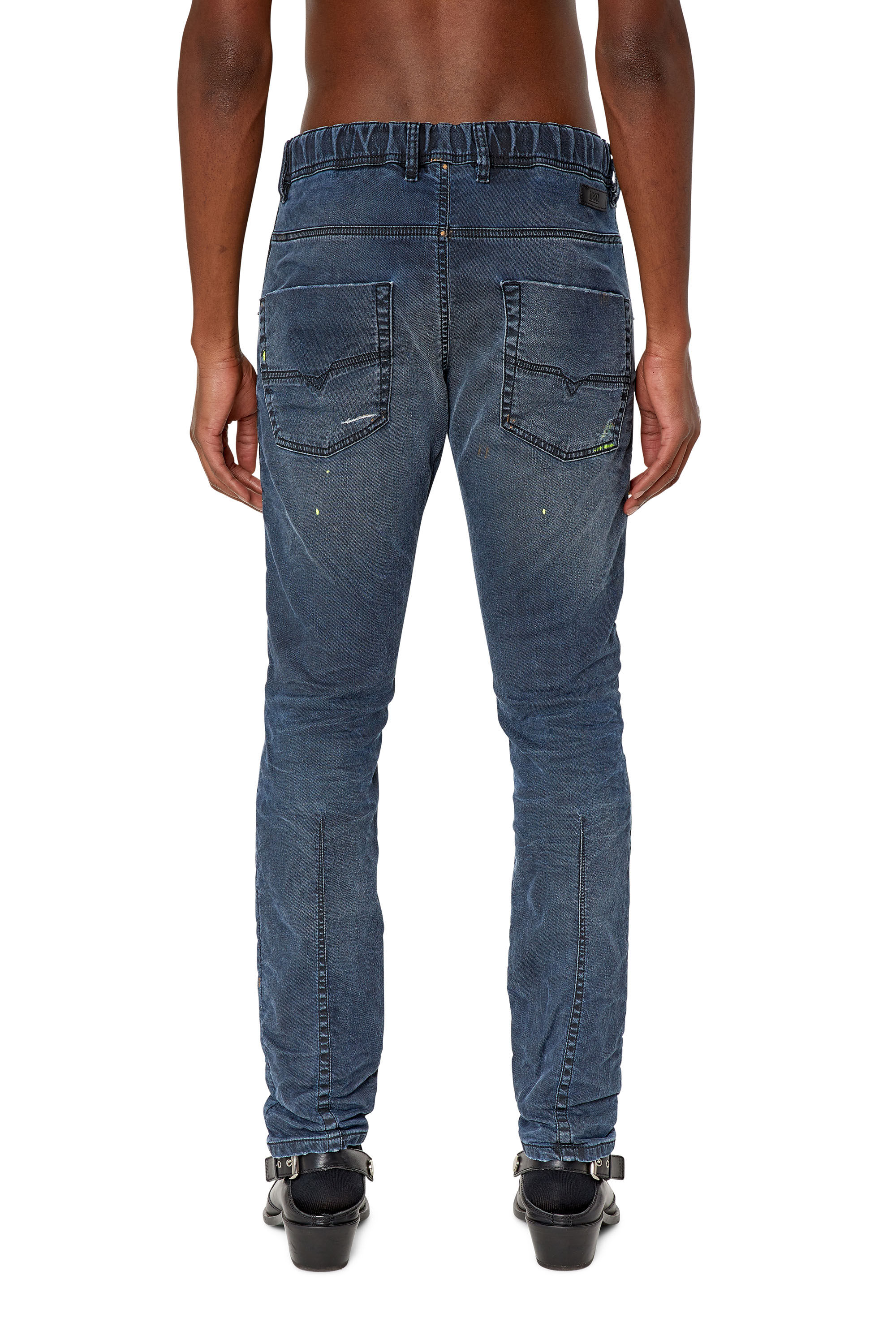 Diesel - Krooley JoggJeans® 069QH Tapered, Dark Blue - Image 4