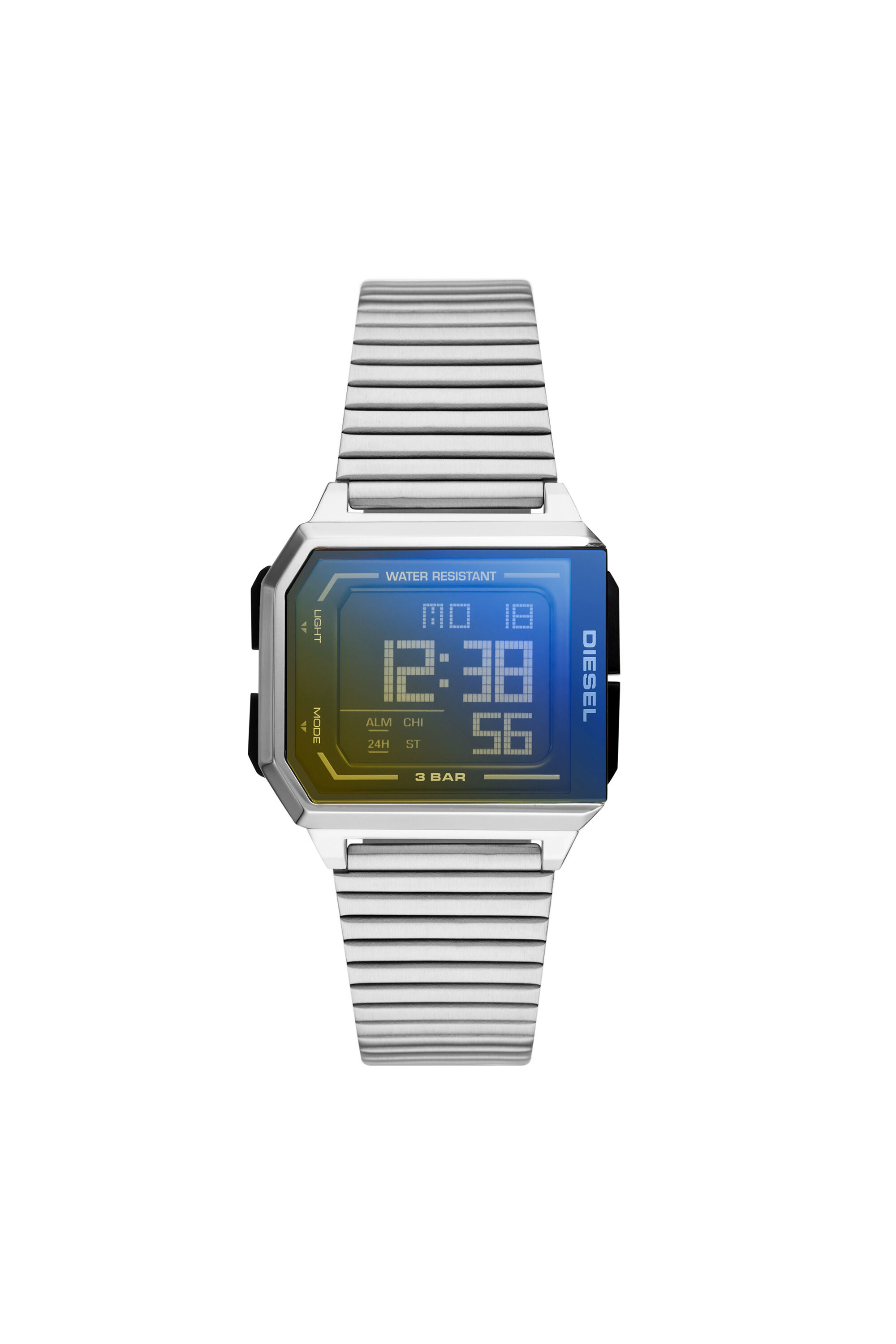 DZ1968: Chopped digital stainless steel watch | Diesel