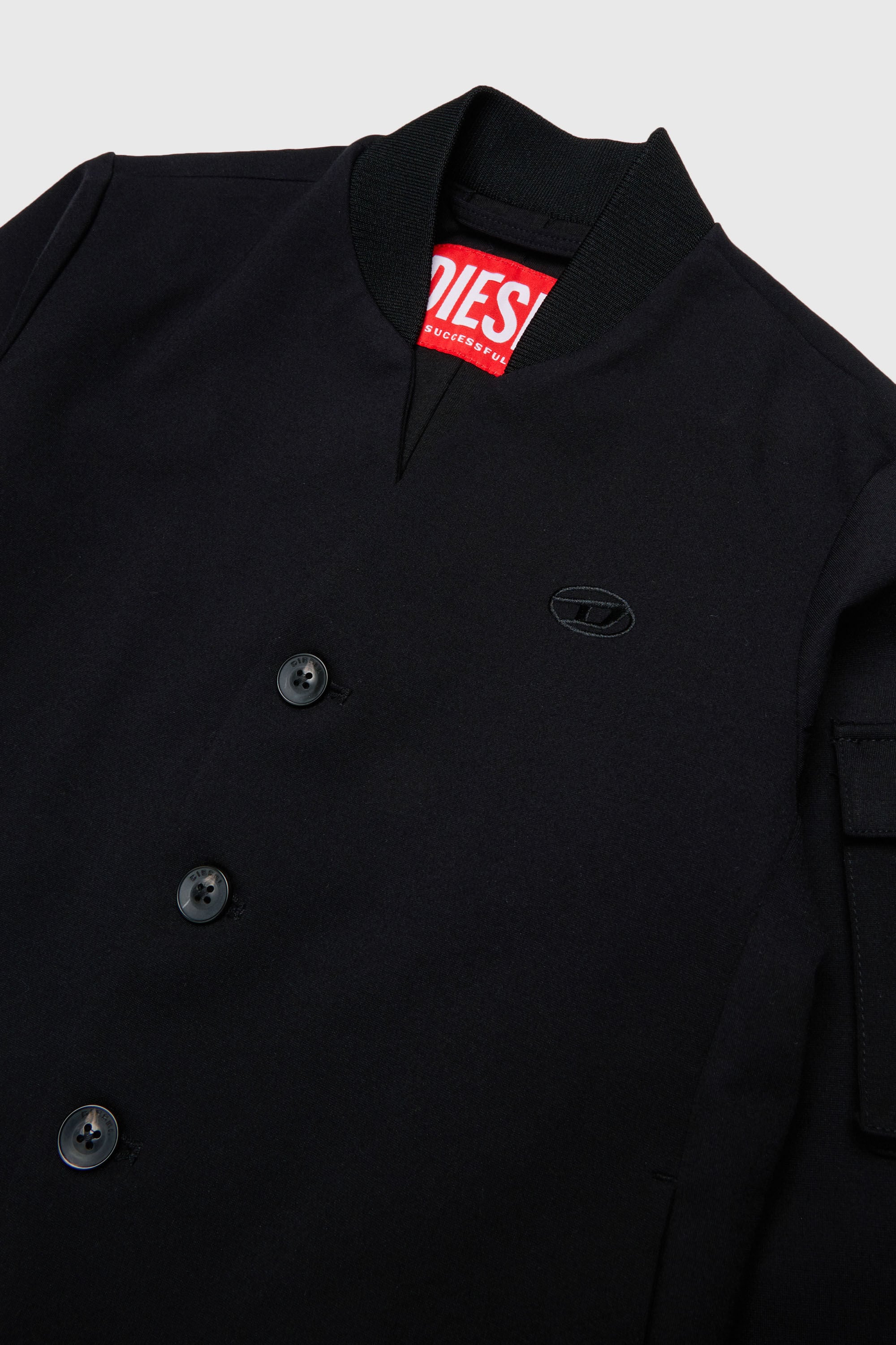 Diesel - JOLTY, Man's Bomber-inspired tailored jacket in Black - 3
