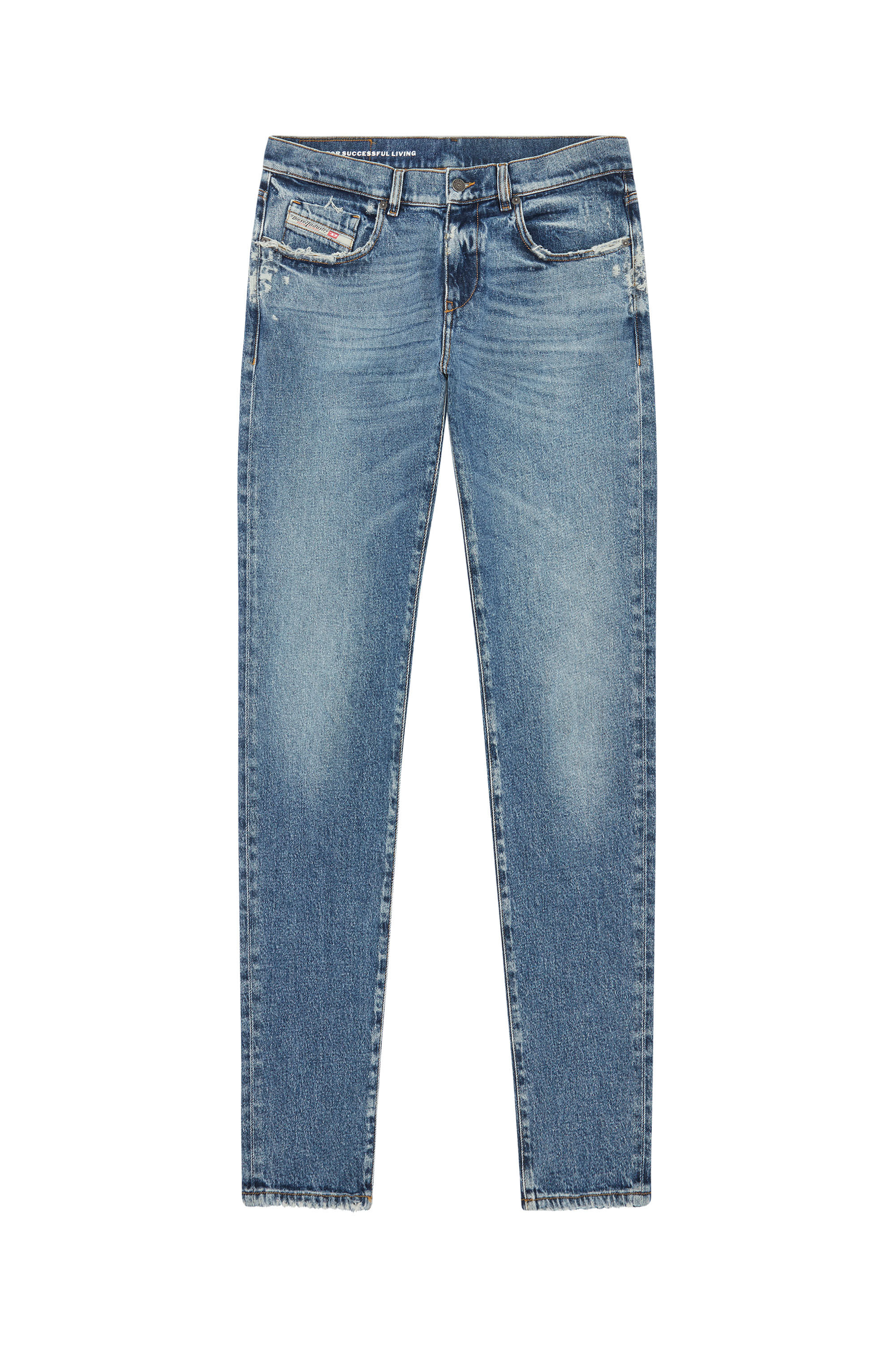 2019 D STRUKT Man Essential Slim Medium blue Jeans Diesel